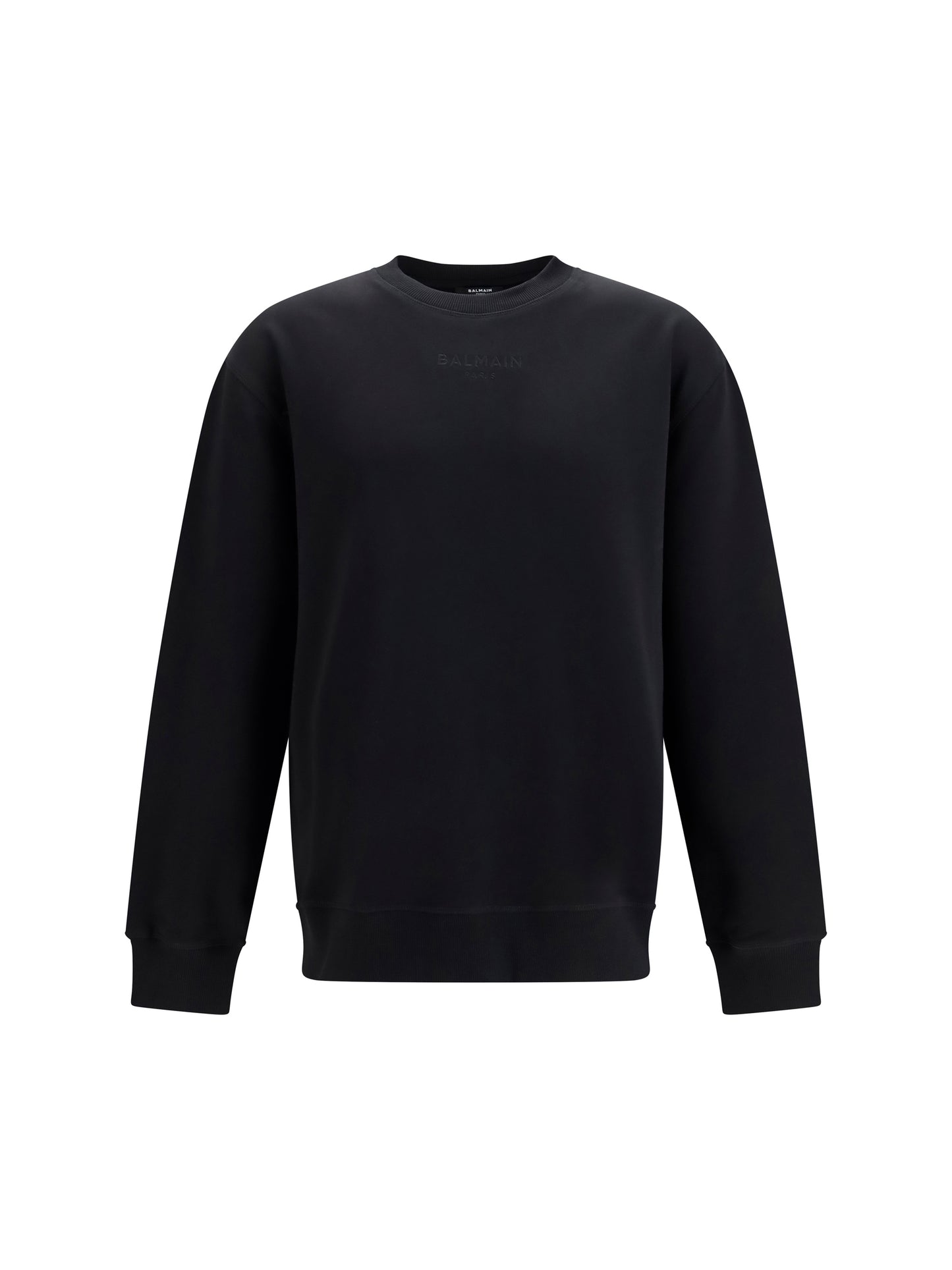 Balmain Men Embroidered Logo Crewneck Sweatshirt BALMAIN