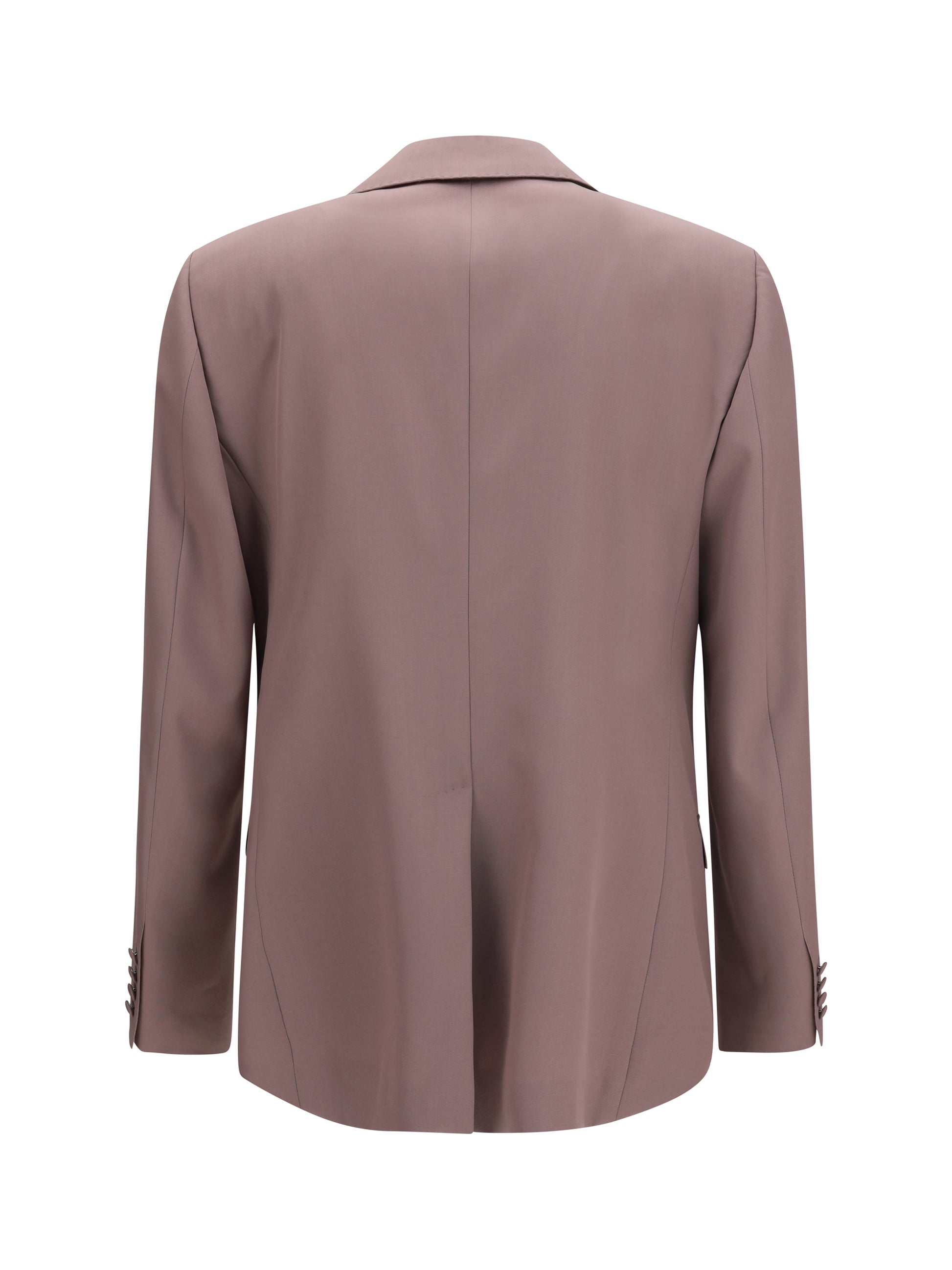 Dolce & Gabbana Men Single-Breasted Wool Poplin Jacket DOLCE & GABBANA
