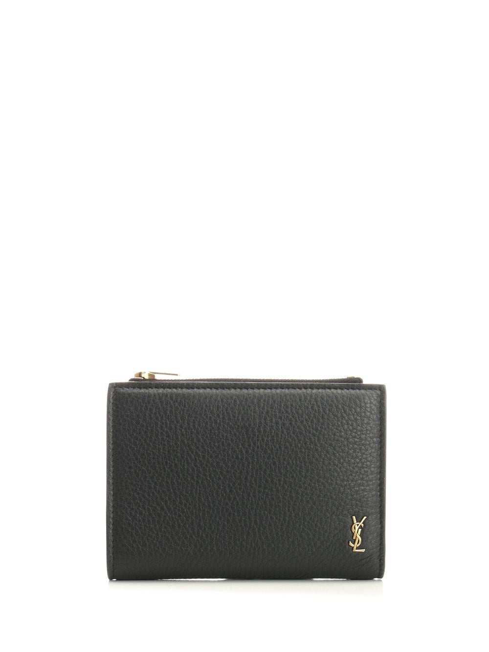 Saint Laurent Men "Tiny Cassandre" Bi-Fold Wallet SAINT LAURENT