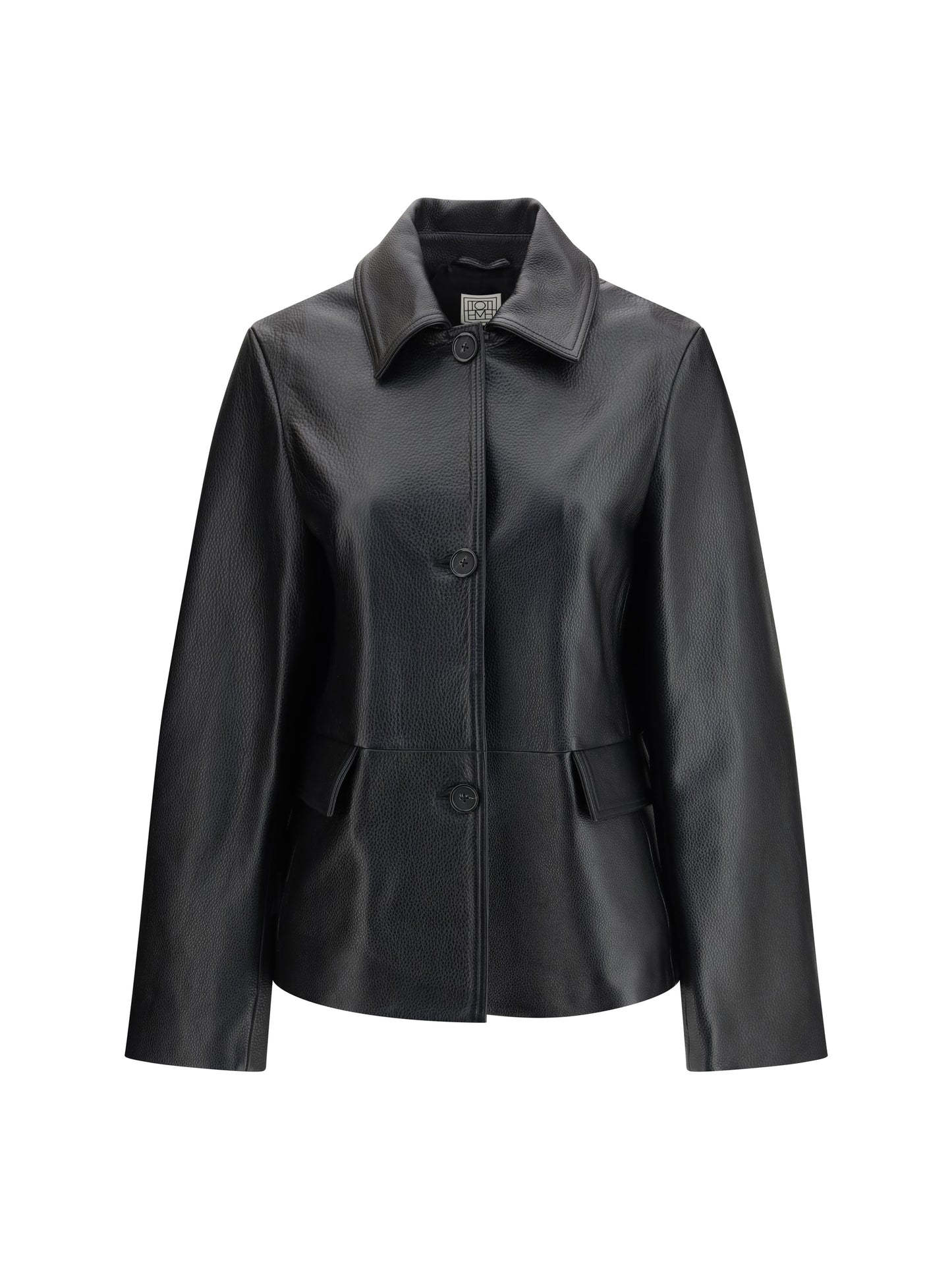 Toteme Women Grained Leather Jacket TOTEME
