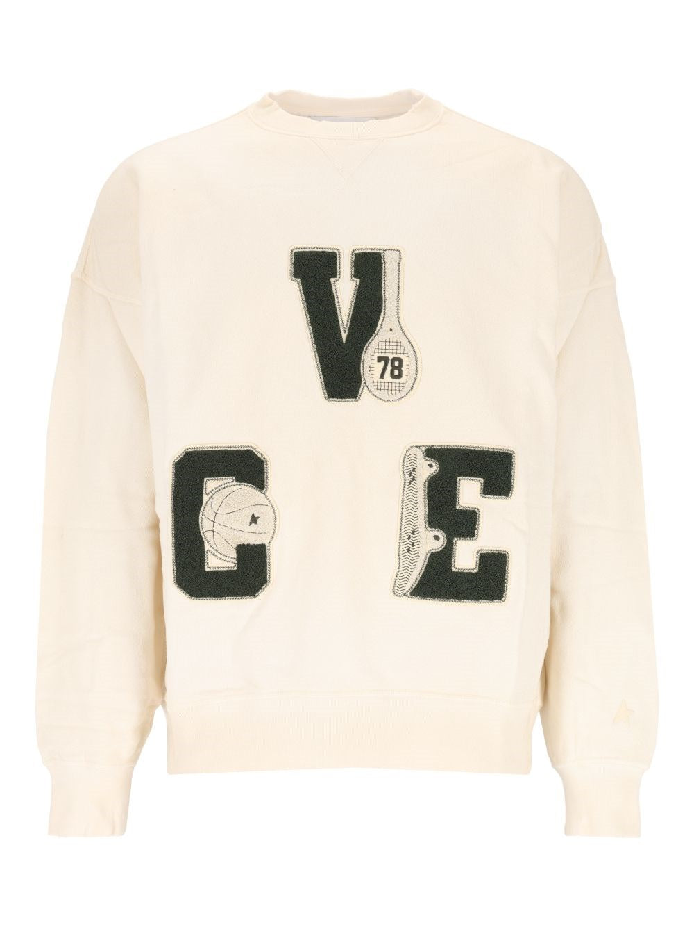 Golden Goose Men Swetshirt With Patches GOLDEN GOOSE