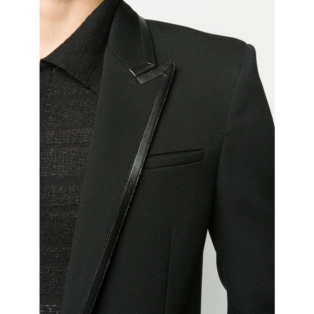 Saint Laurent Black Jackets - Blazers Men SAINT LAURENT