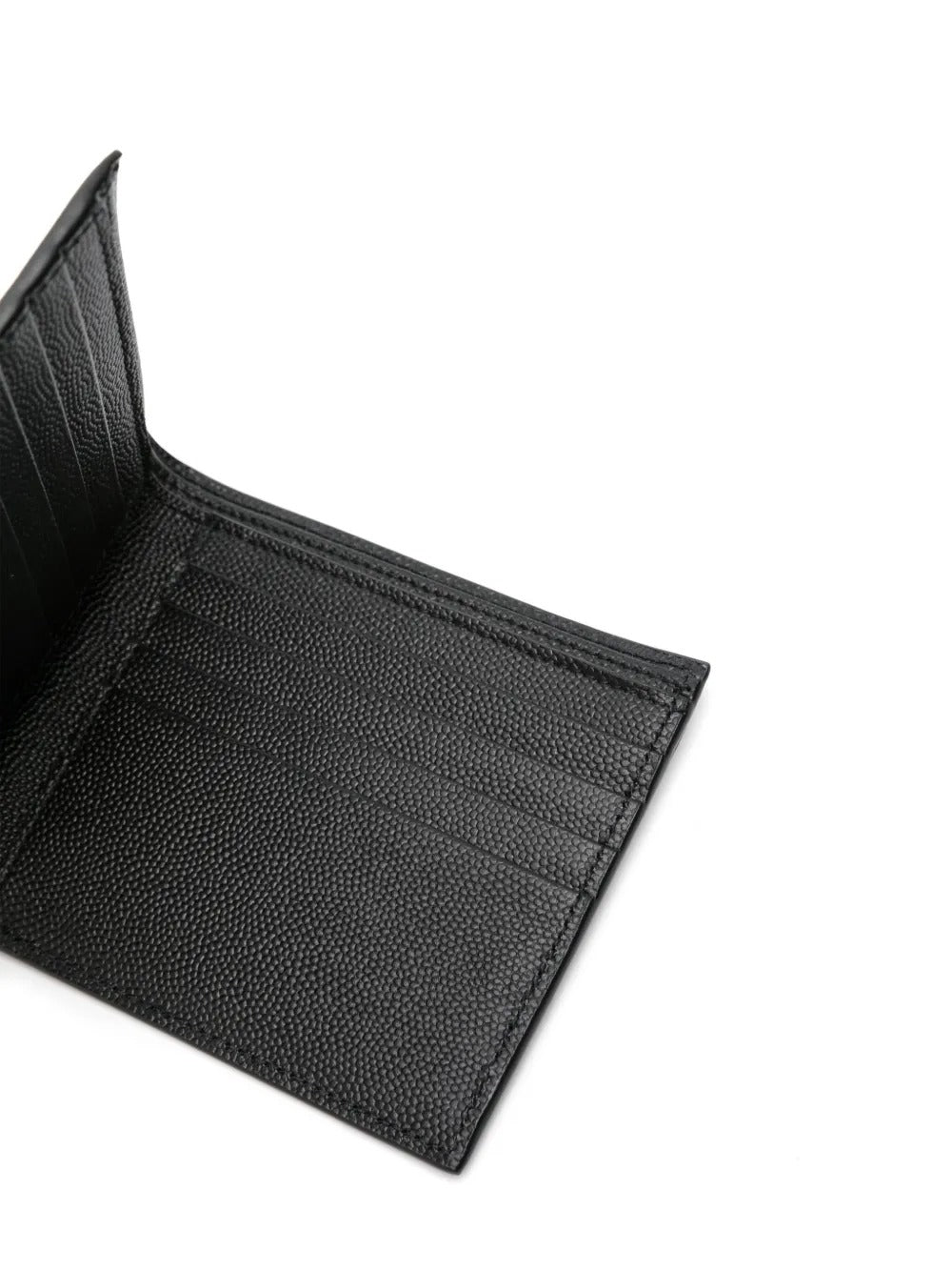 Saint Laurent Men Paris East/West Bi-Fold Wallet In Grain De Poudre Leather SAINT LAURENT