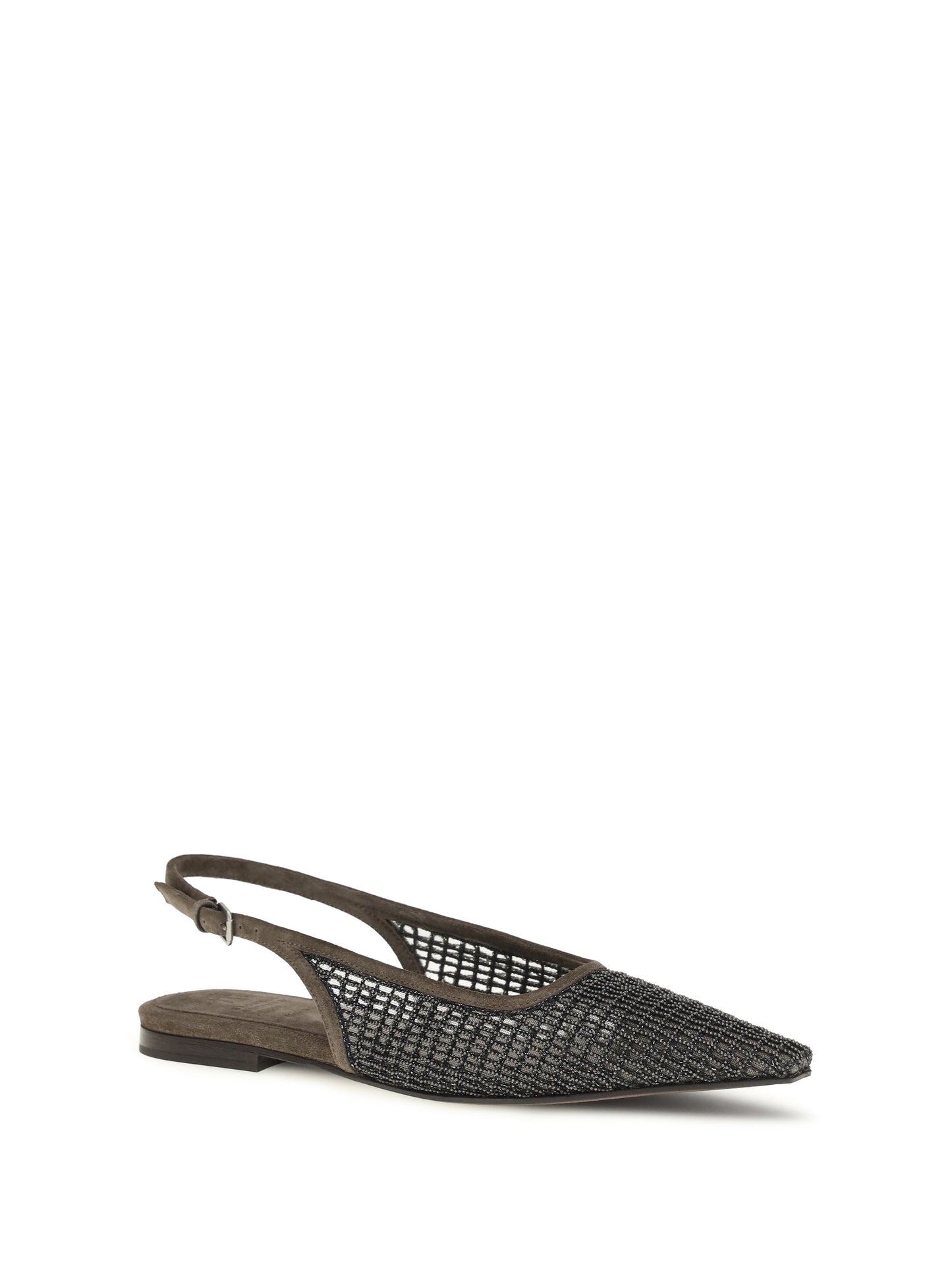 Brunello Cucinelli Women Pointed Slingback Ballerinas BRUNELLO CUCINELLI