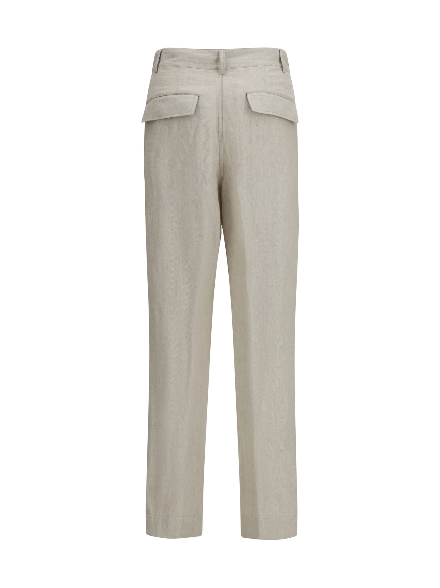 Dries Van Noten Men Linen And Cotton Blend Pants DRIES VAN NOTEN