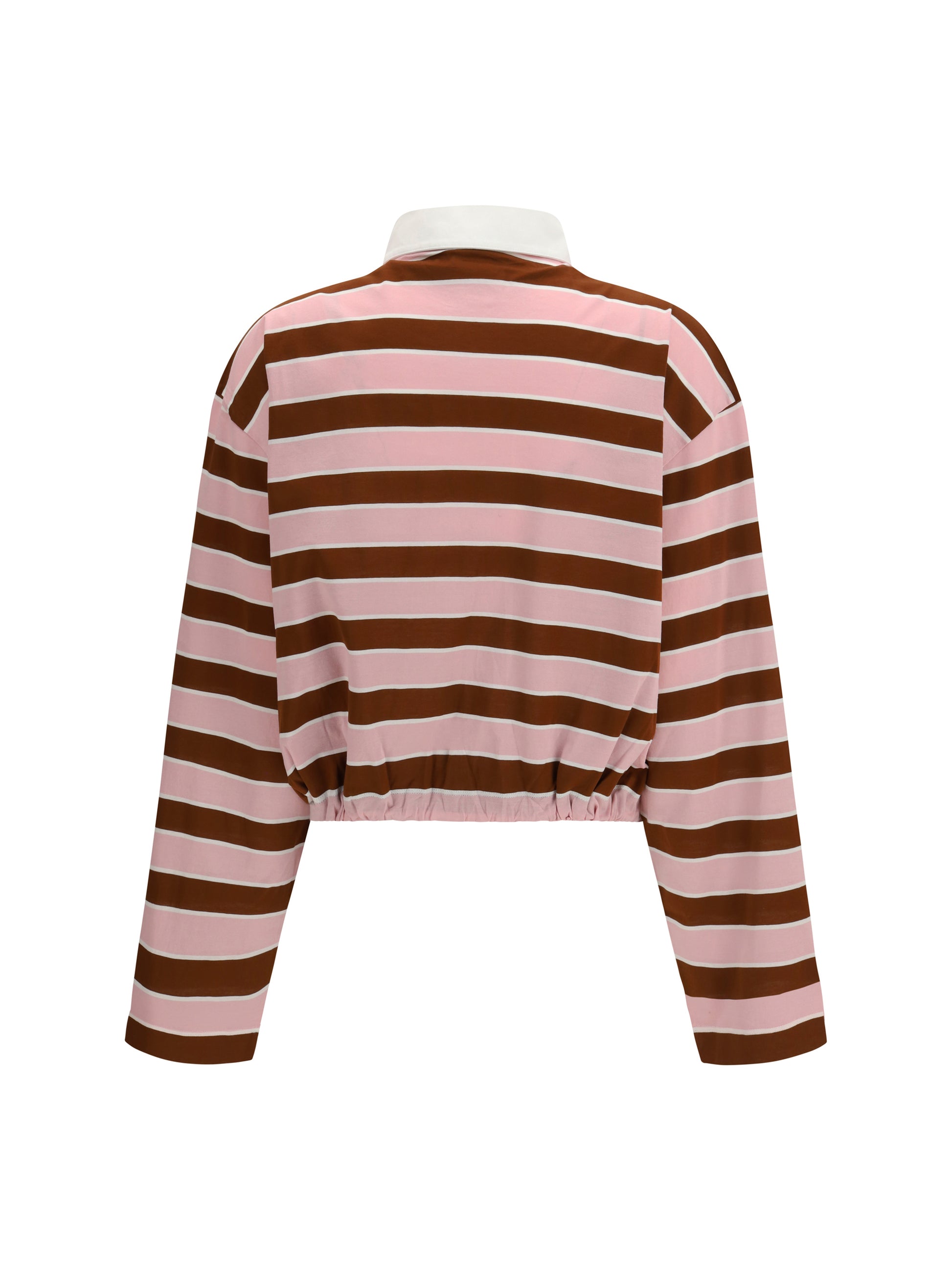 Prada Women Long-Sleeve T-Shirt In Filo Di Scozia Cotton PRADA
