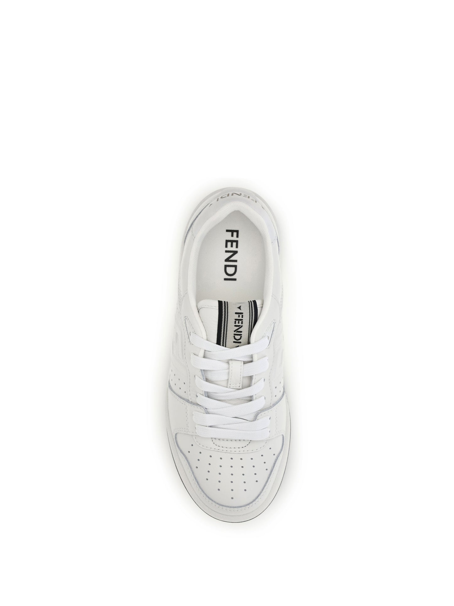 Fendi Women Match Canvas And Suede Sneakers FENDI