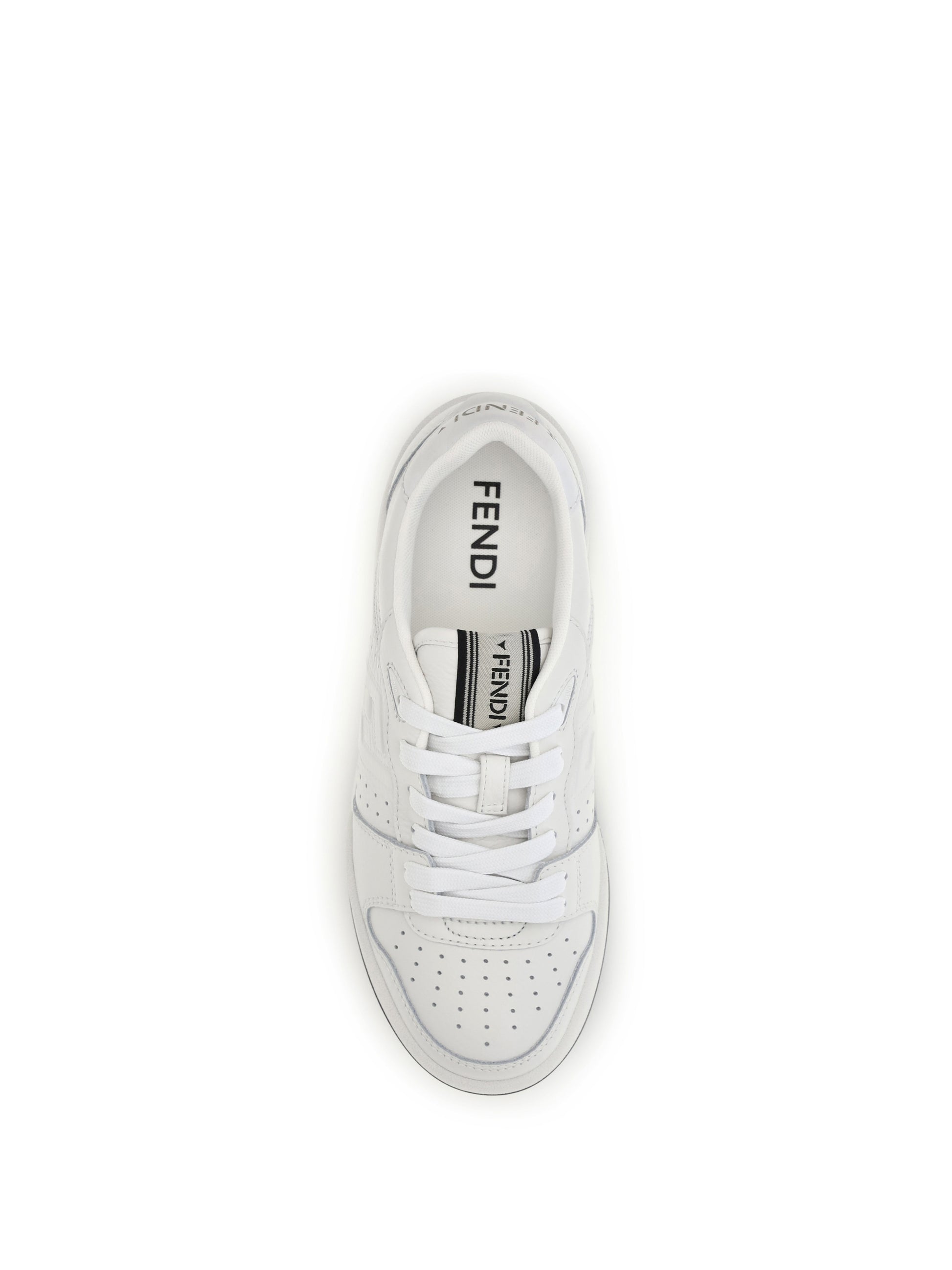 Fendi Women Match Canvas And Suede Sneakers FENDI