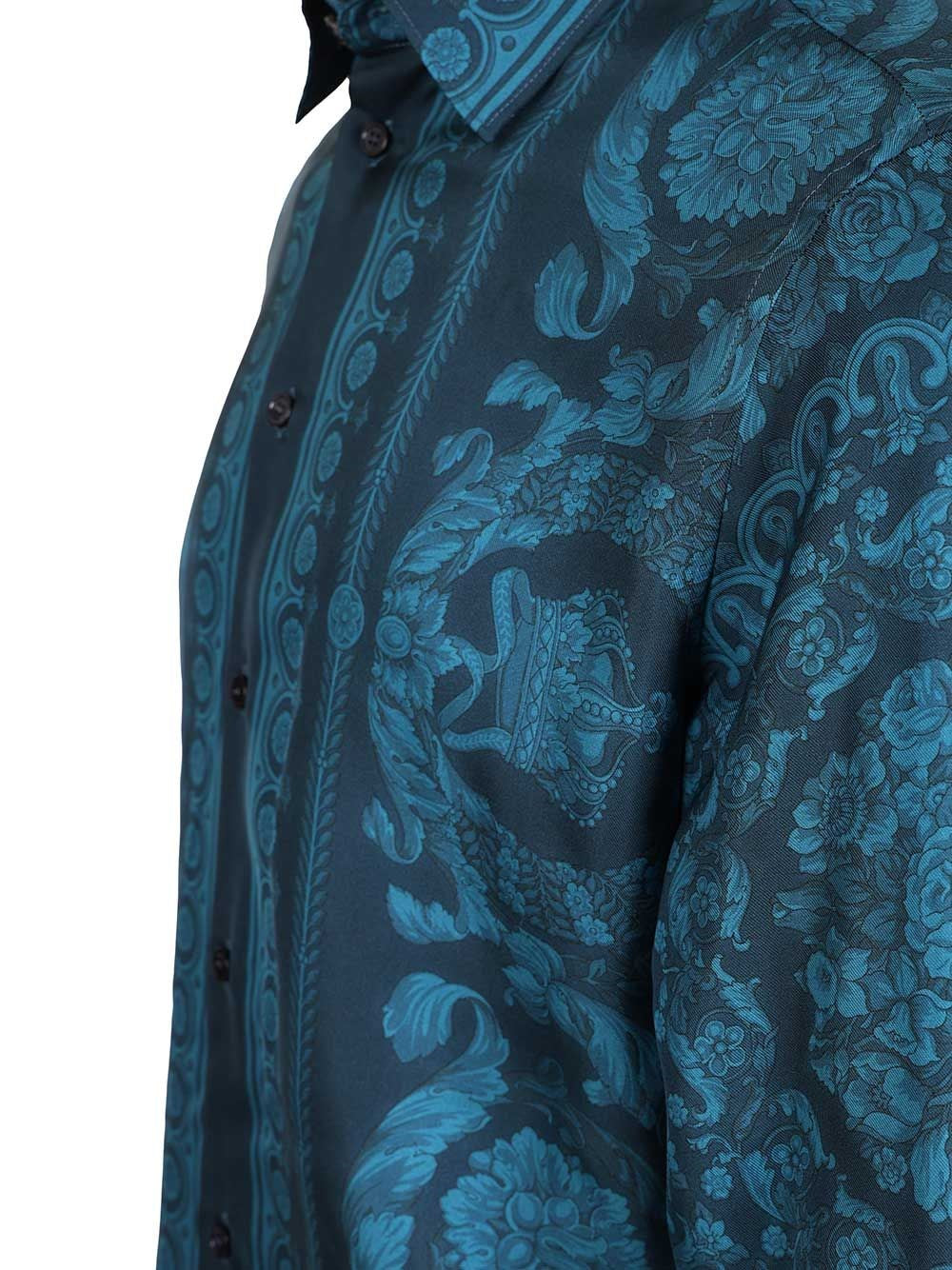 Versace Men Silk Shirt VERSACE
