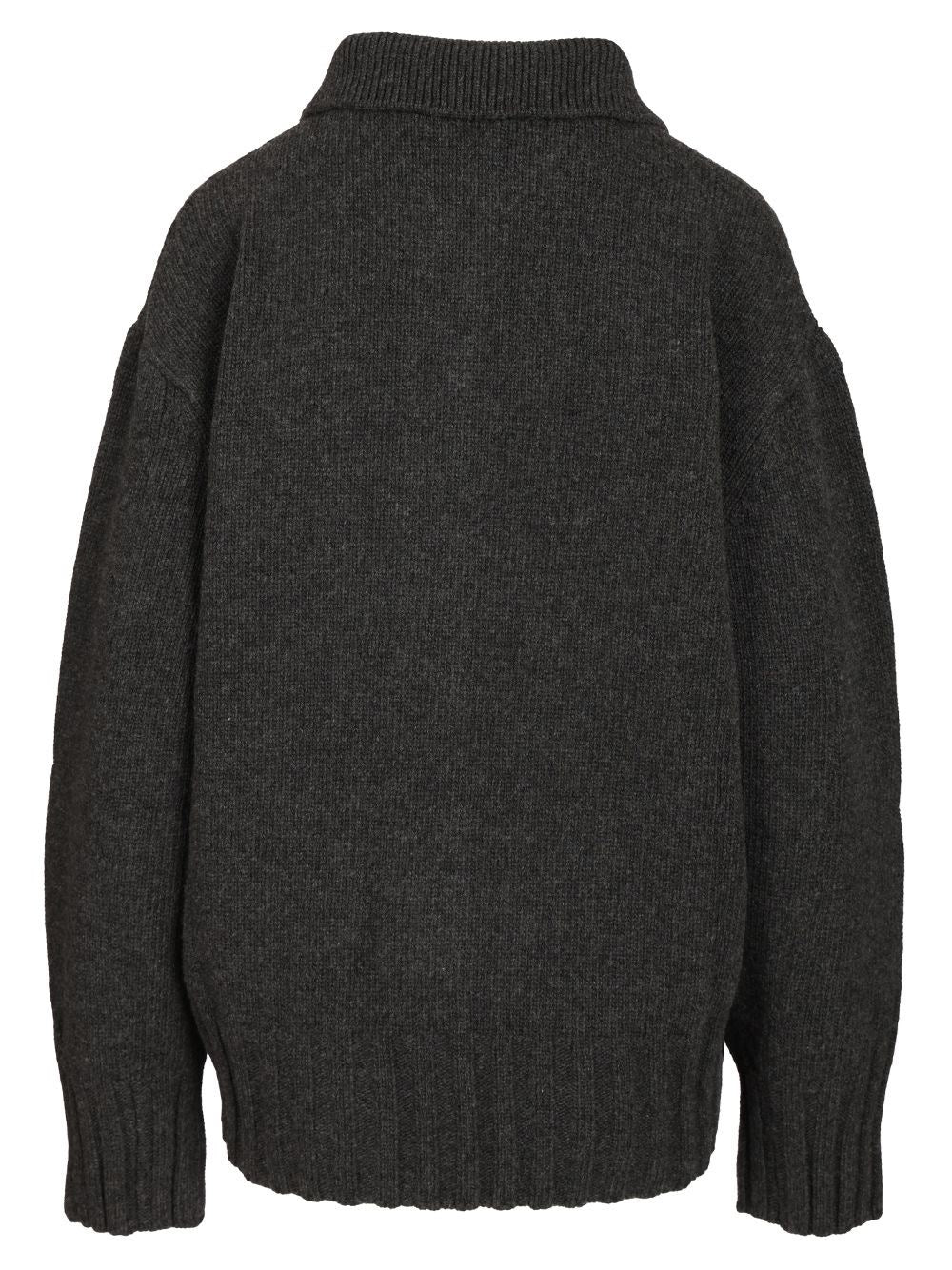 The Attico Women Cardigan With Embroidered Logo THE ATTICO