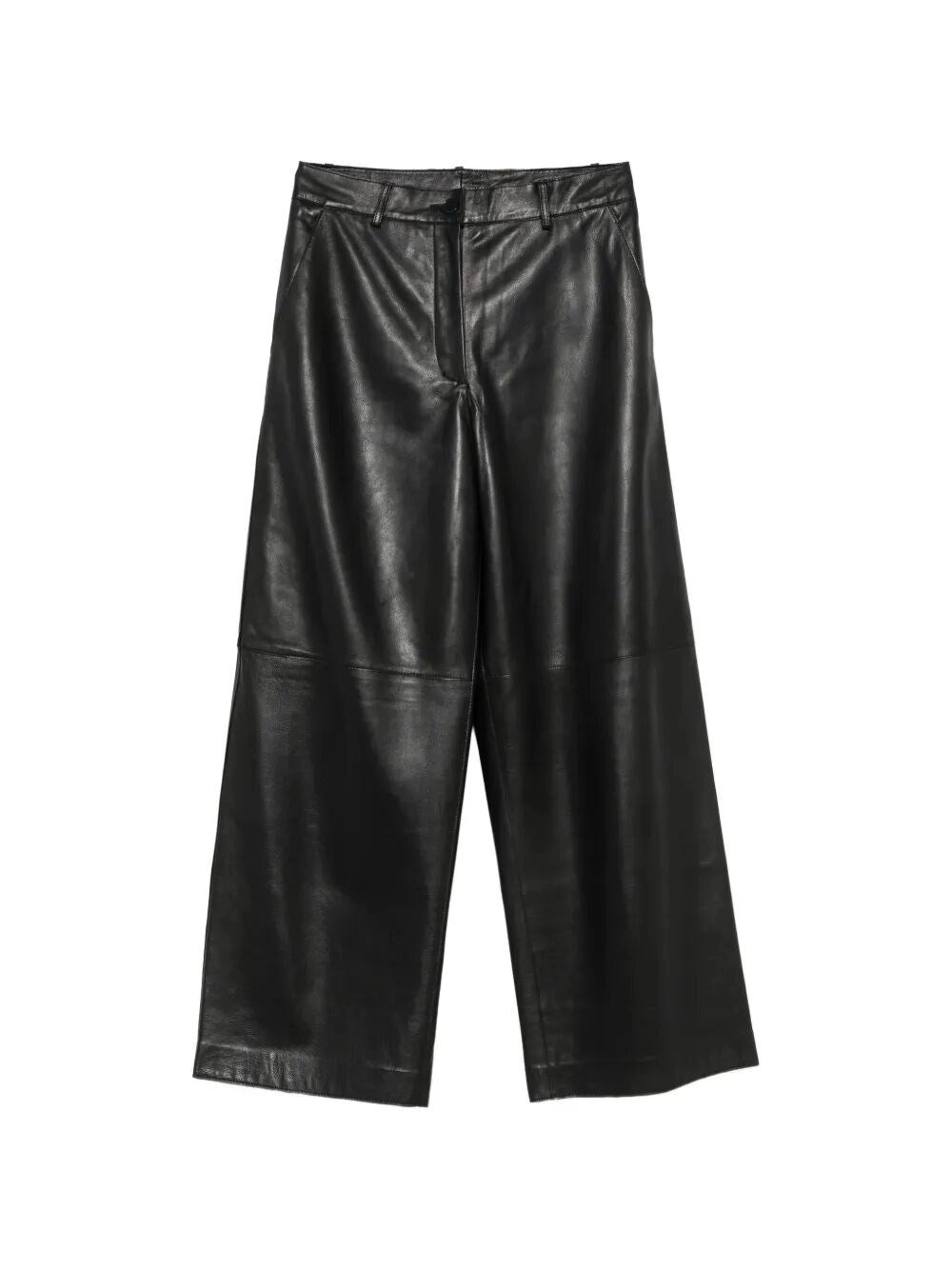 P.A.R.O.S.H. Women Leather Wide-Leg Pants