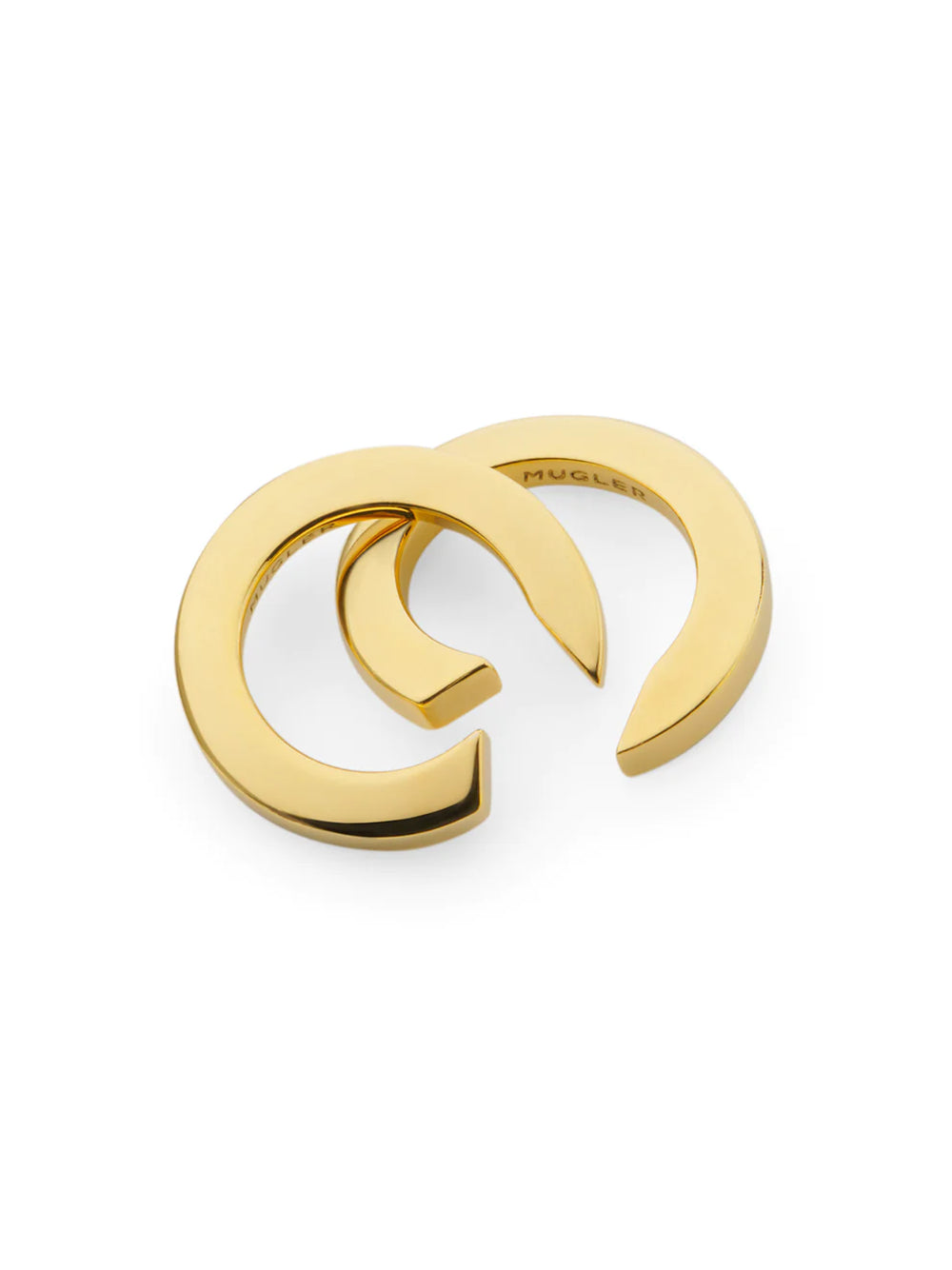 Mugler Women Double Ring MUGLER
