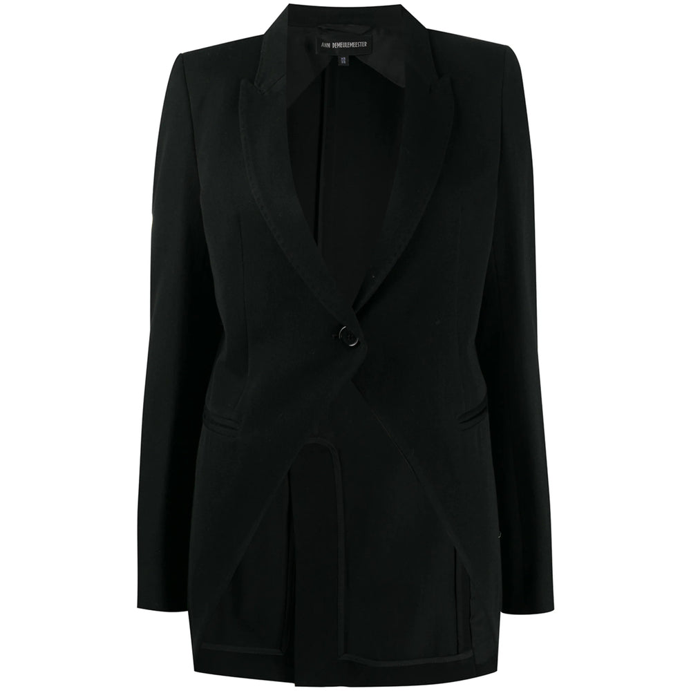 Ann Demeulemeester Black Jackets - Cropped Jackets Women ANN DEMEULEMEESTER
