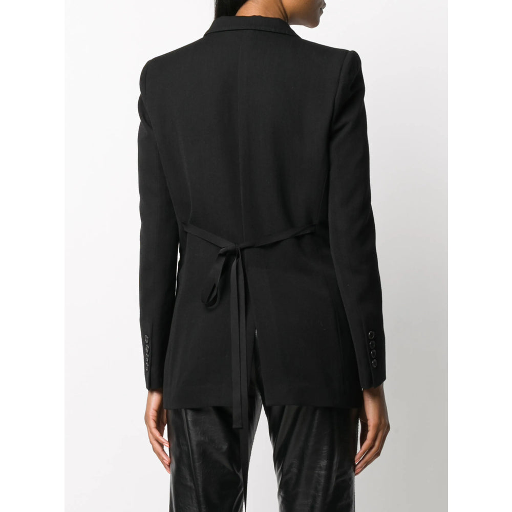 Ann Demeulemeester Black Jackets - Cropped Jackets Women ANN DEMEULEMEESTER