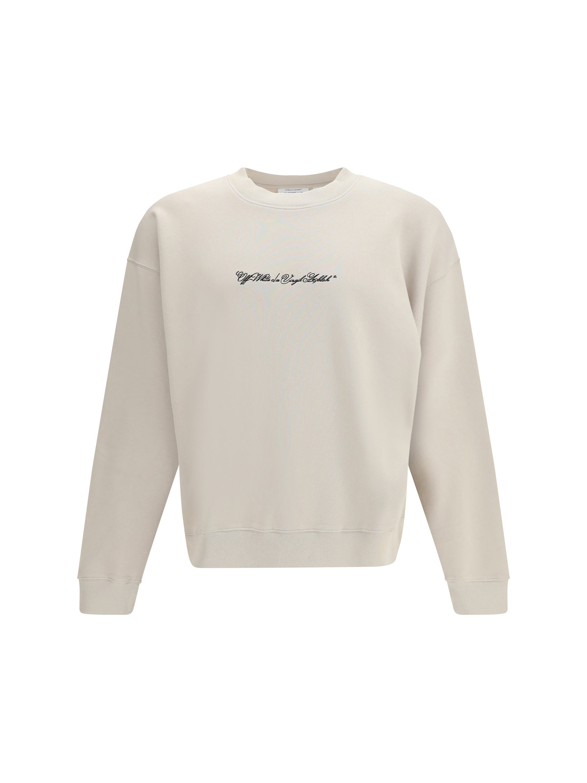 Off-White Men Script Arrow Crewneck Sweatshirt OFF-WHITE