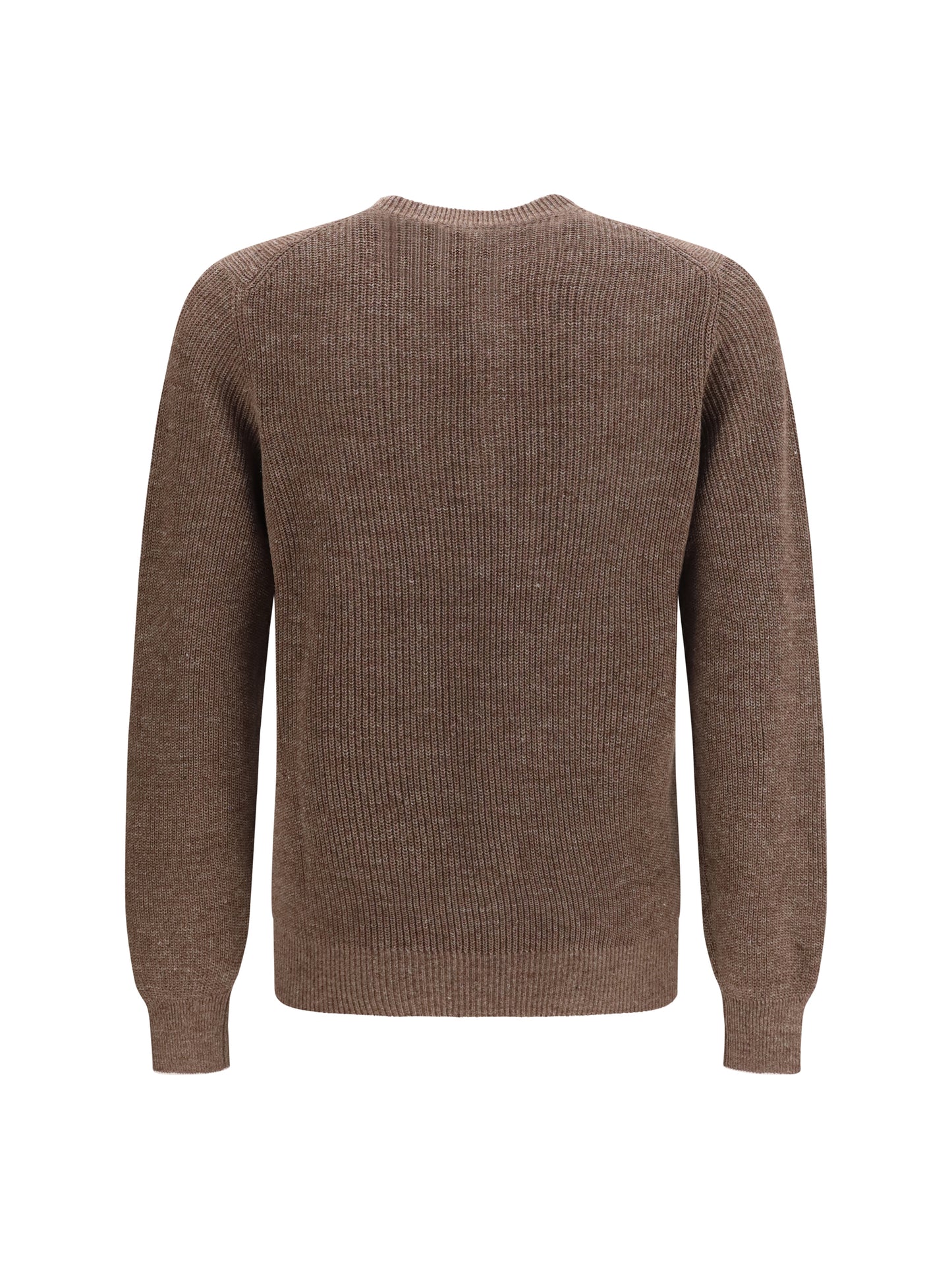 Brunello Cucinelli Men Cotton And Linen Henley Sweater BRUNELLO CUCINELLI