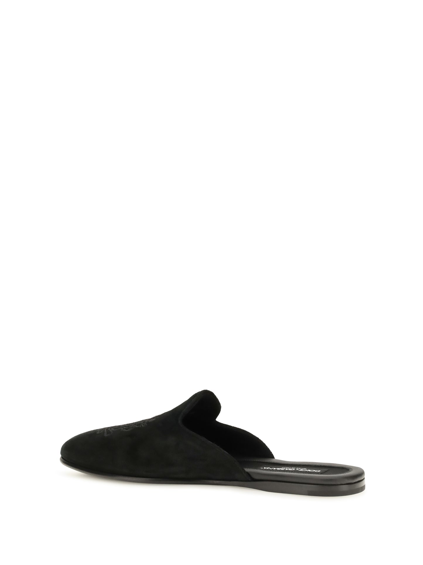 Dolce & Gabbana Men Calfskin Leather Mules DOLCE & GABBANA