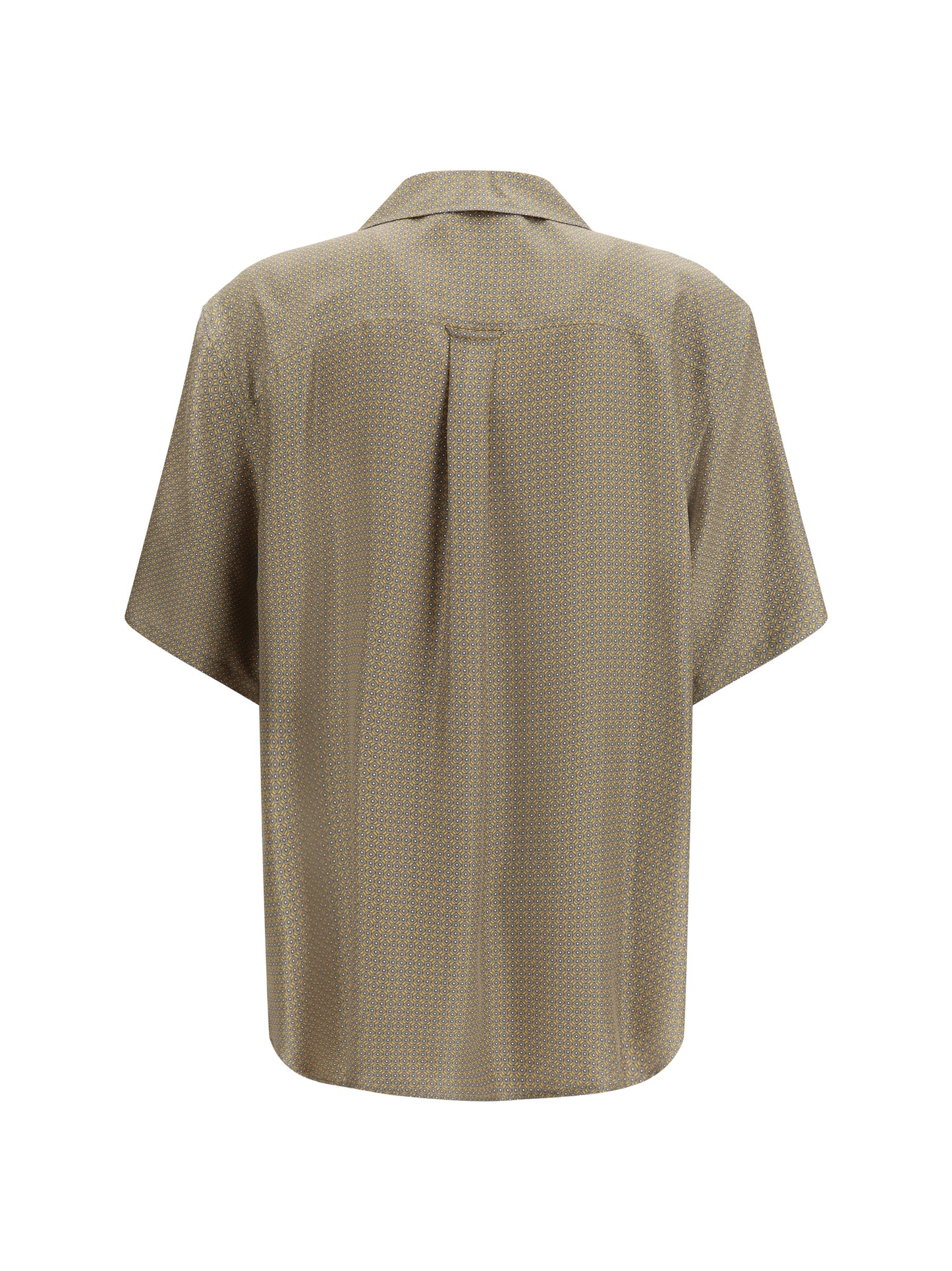 Saint Laurent Men Silk Satin Shirt SAINT LAURENT