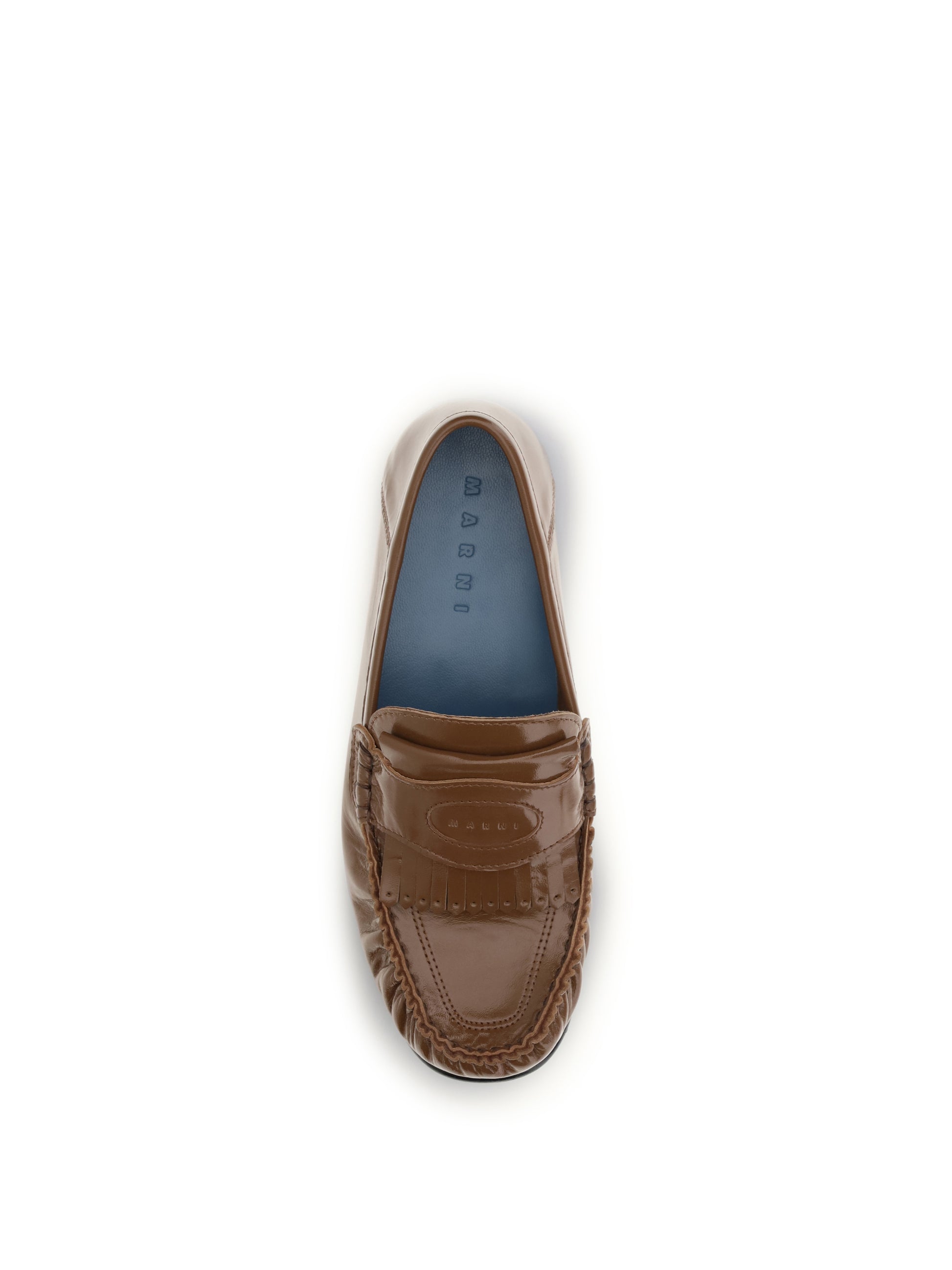 Marni Women Leather Loafers With Tassels And Foldable Heel MARNI