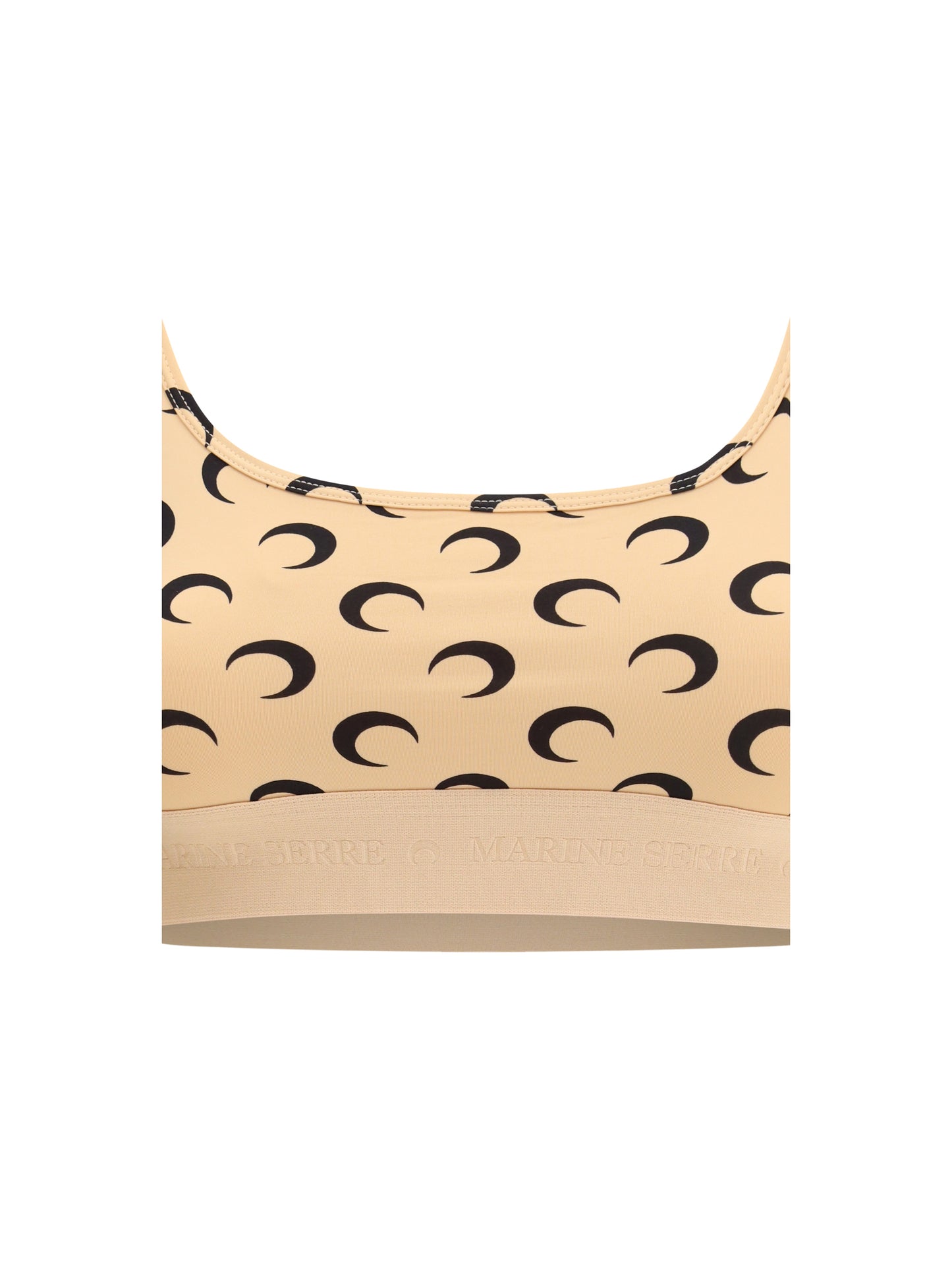Marine Serre Women Moon Recycled Jersey Sports Bra MARINE SERRE