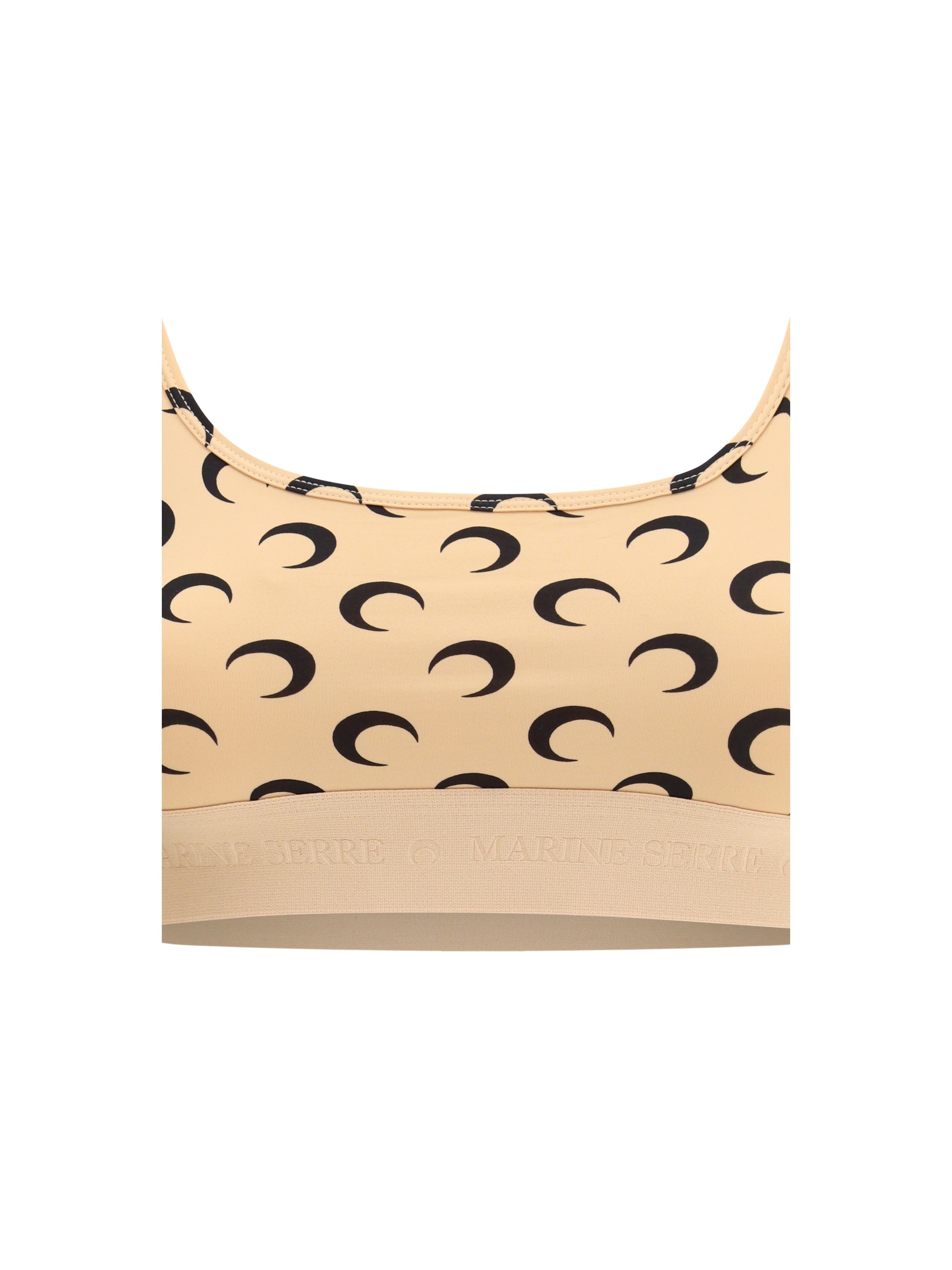 Marine Serre Women Moon Recycled Jersey Sports Bra MARINE SERRE