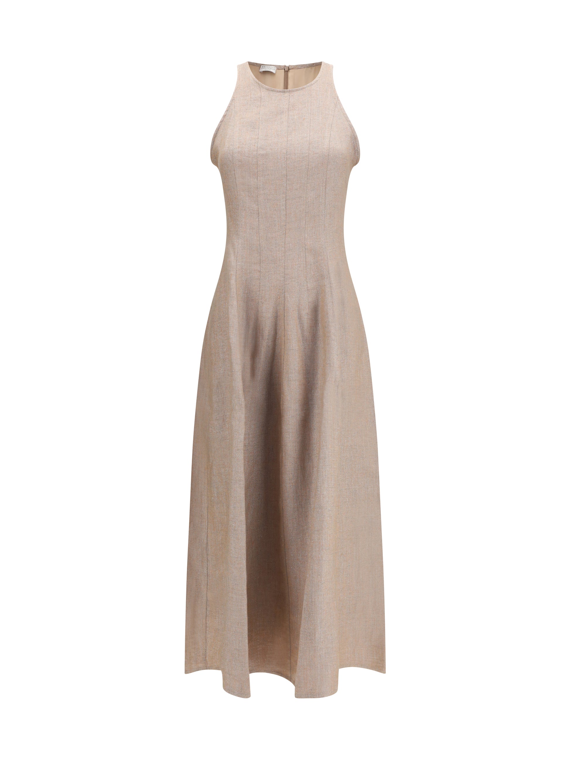 Brunello Cucinelli Women Sparkling Linen Twill Dress BRUNELLO CUCINELLI
