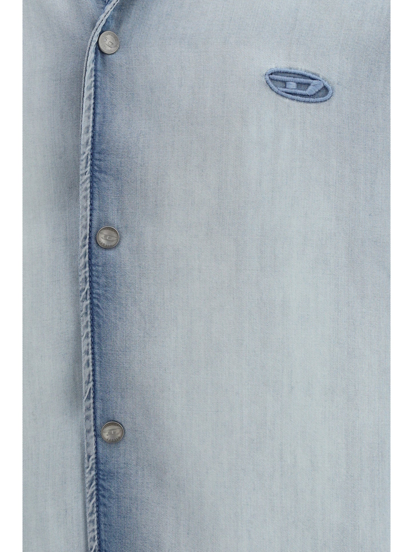 Diesel Men D-Nabil-Fsi Shirt With Short Sleeves DIESEL