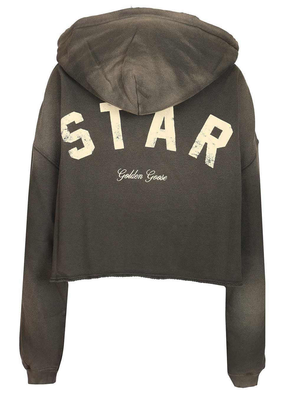 Golden Goose Women Cropped Over Sweatshirt GOLDEN GOOSE