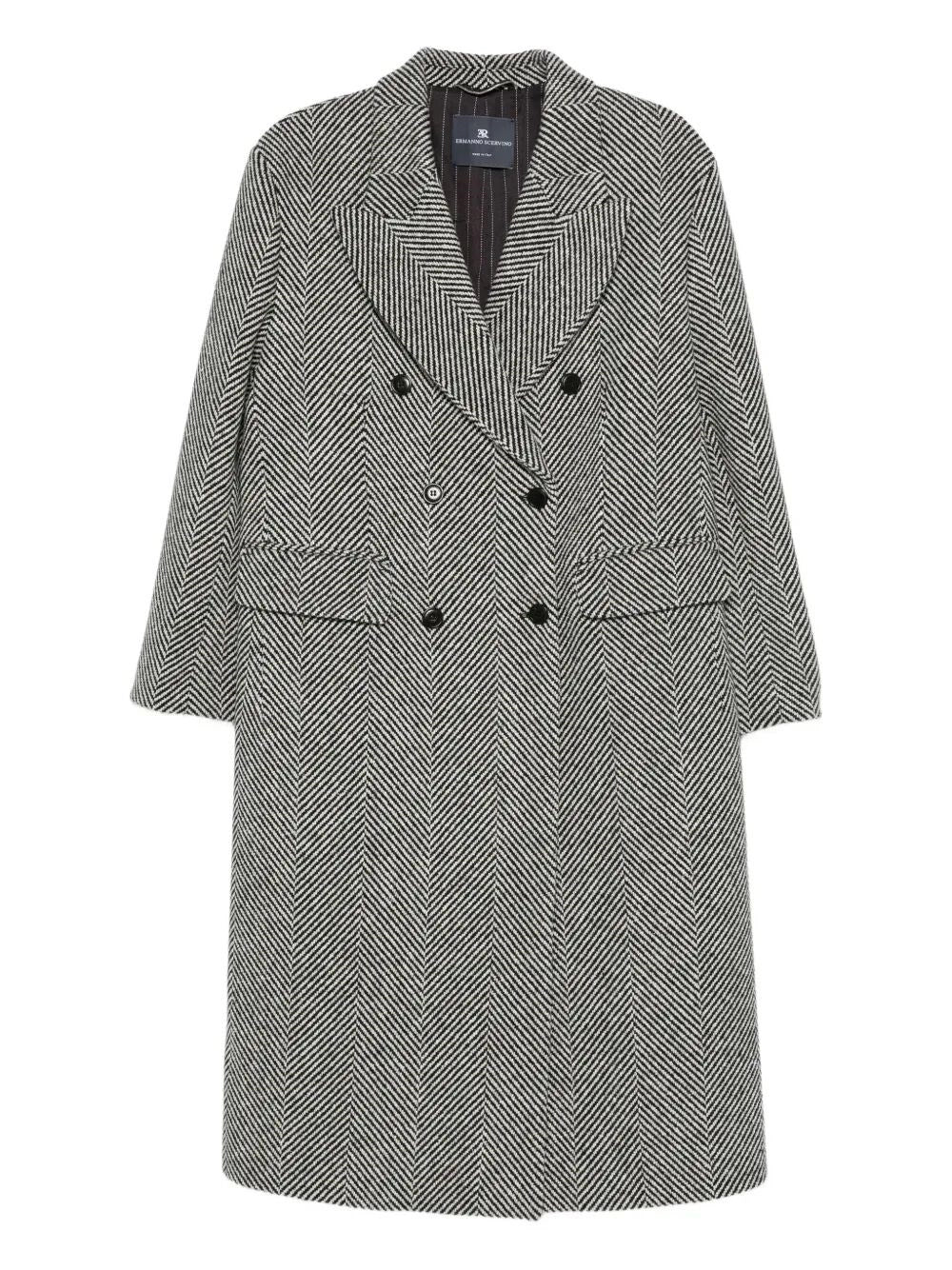 Ermanno Scervino Women Double-Breasted Coat ERMANO SCERVINO
