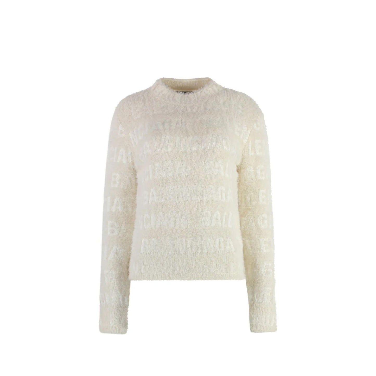 Balenciaga Jacquard Logo Sweater Women BALENCIAGA