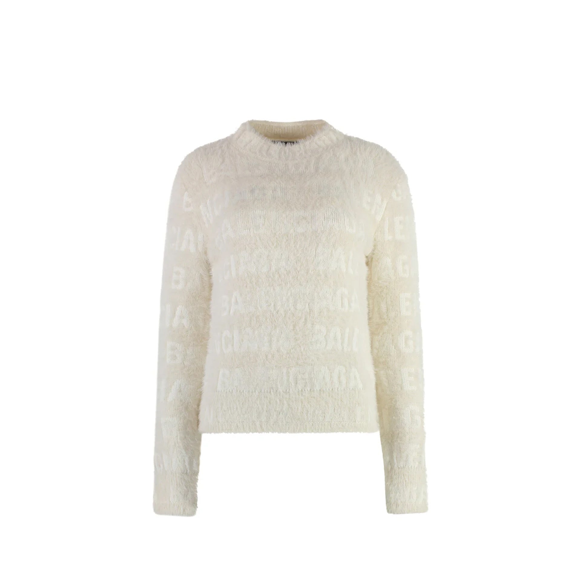 Balenciaga Jacquard Logo Sweater Women BALENCIAGA