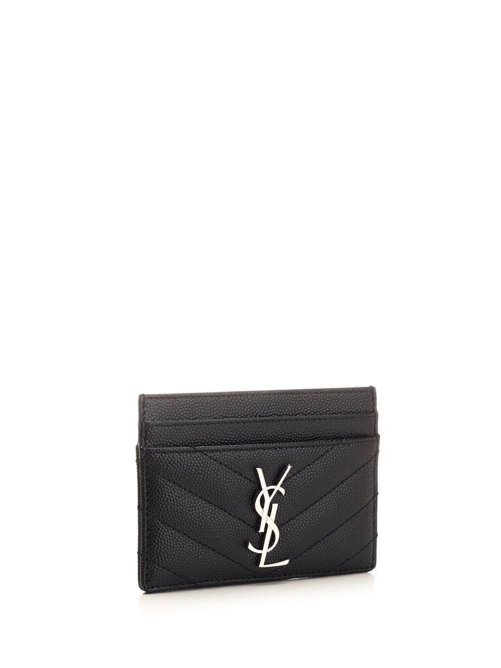 Saint Laurent Women Monogram Card Case SAINT LAURENT