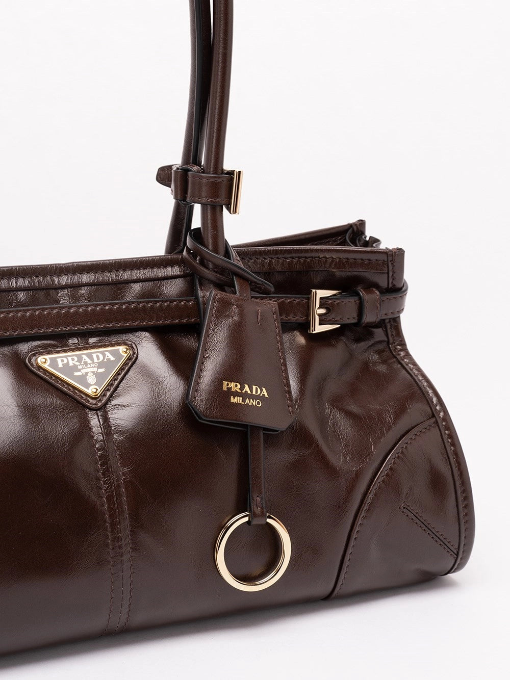 Prada Women Prada Bonnie Medium Leather Bag PRADA