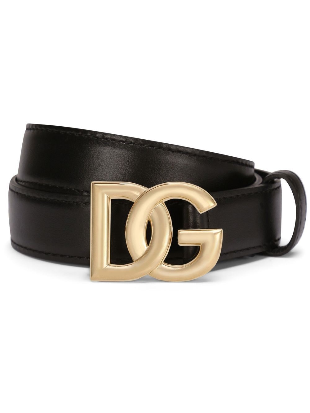 Dolce & Gabbana Women Calfskin Belt With Dg Logo DOLCE & GABBANA