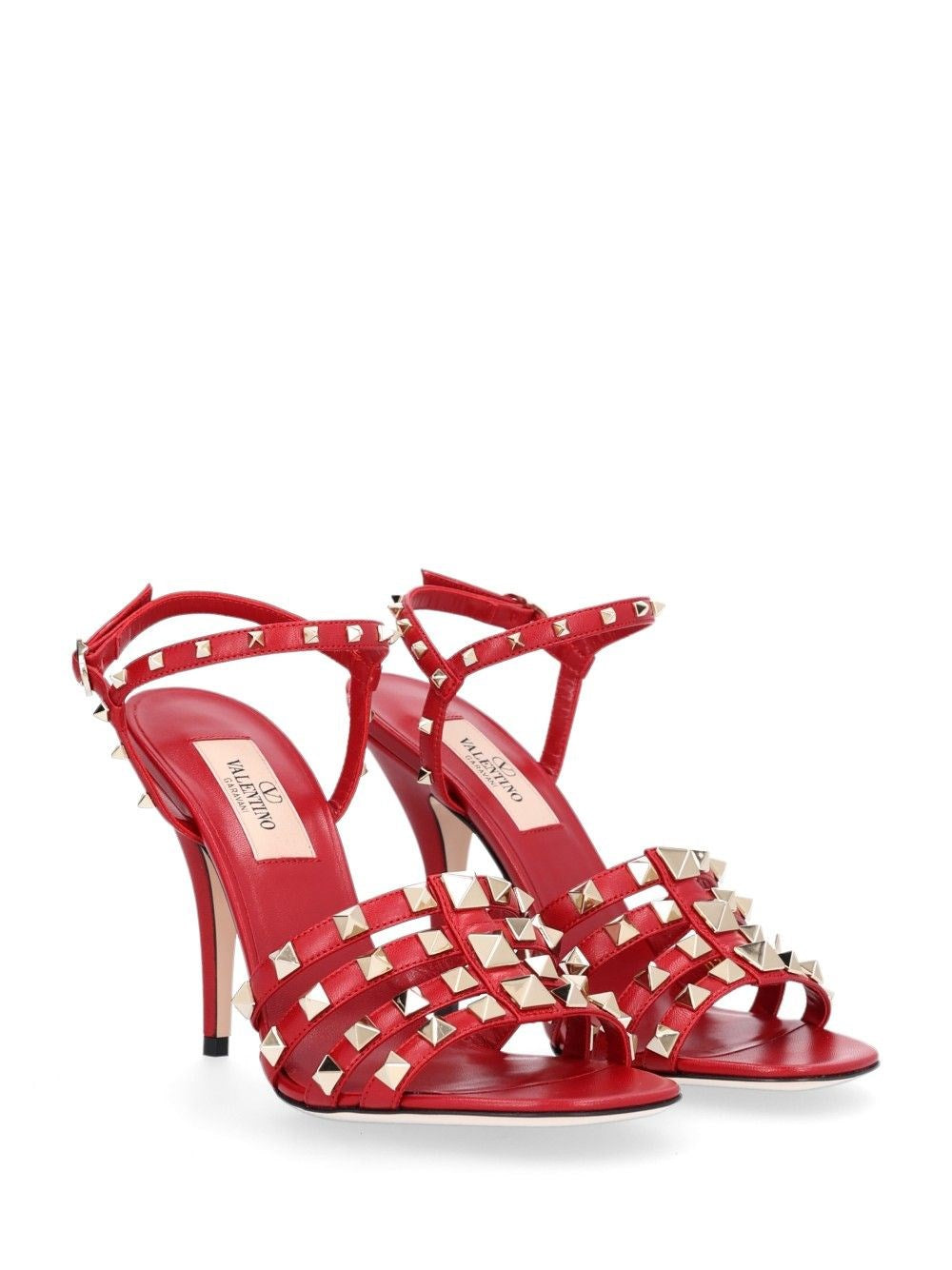 Valentino Garavani Women Rockstud Kidskin Sandal 100Mm VALENTINO GARAVANI