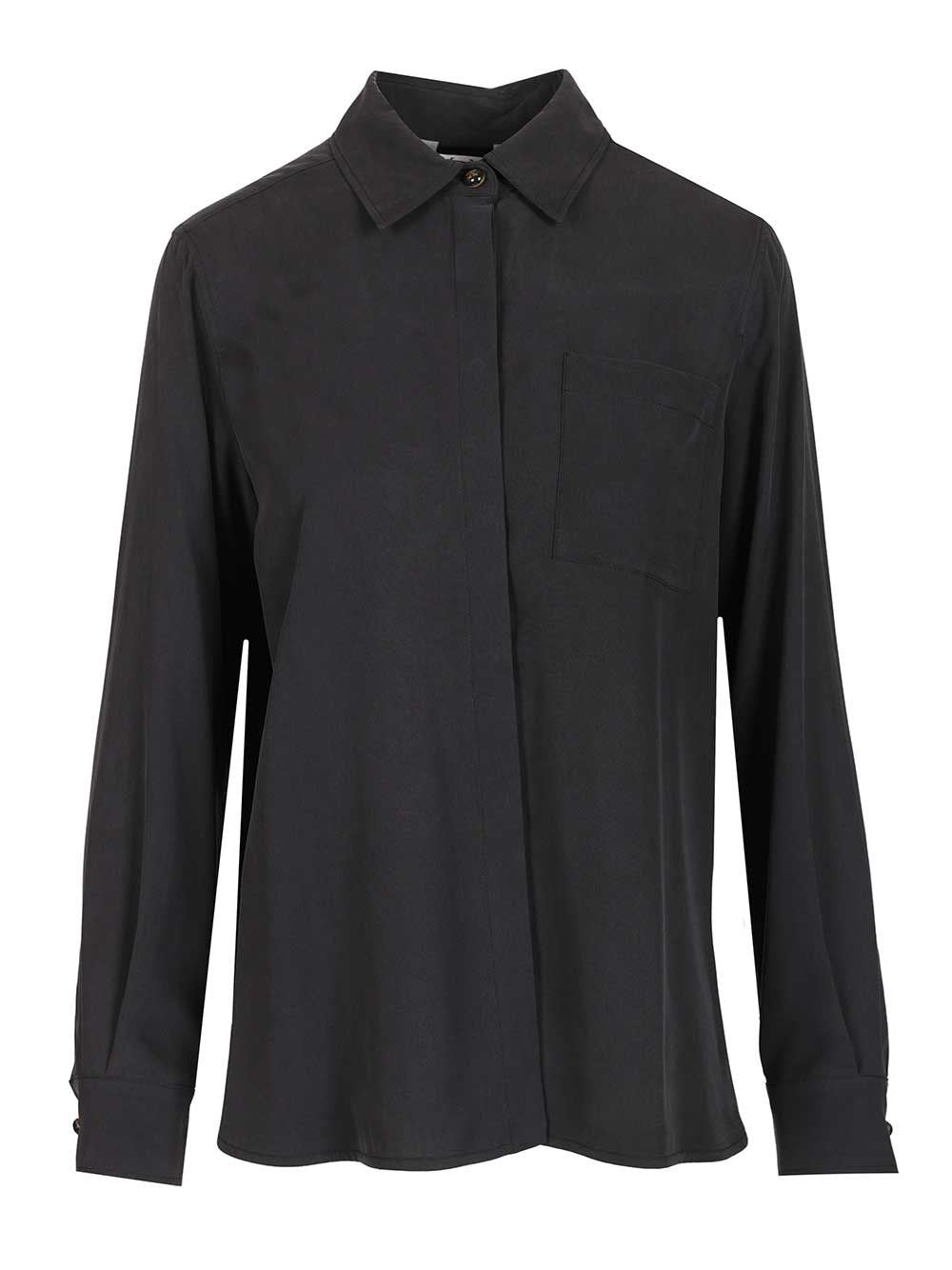 Max Mara Women Siamese Shirt In Washed Silk MAX MARA