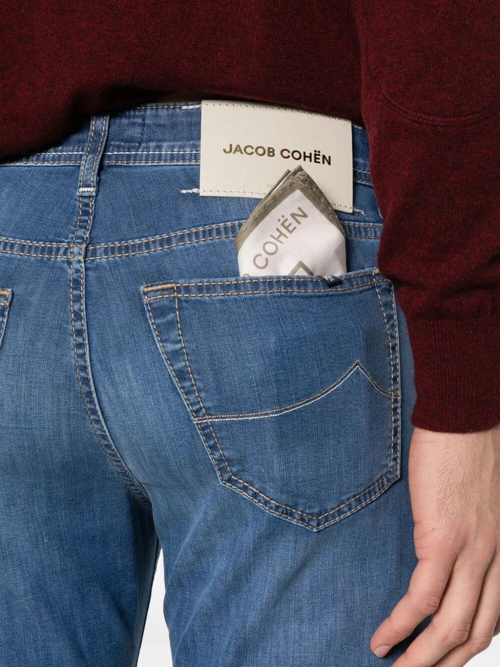 Jacob Cohen Men `Bard` Slim Fit  5-Pocket Pants With Zipper JACOB COHEN