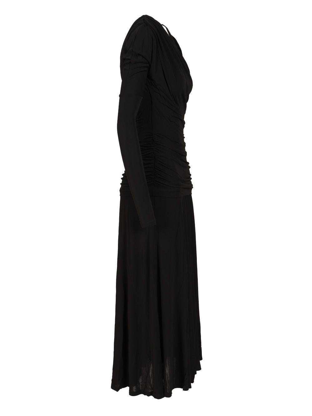 Ganni Women Ruffled Dress GANNI