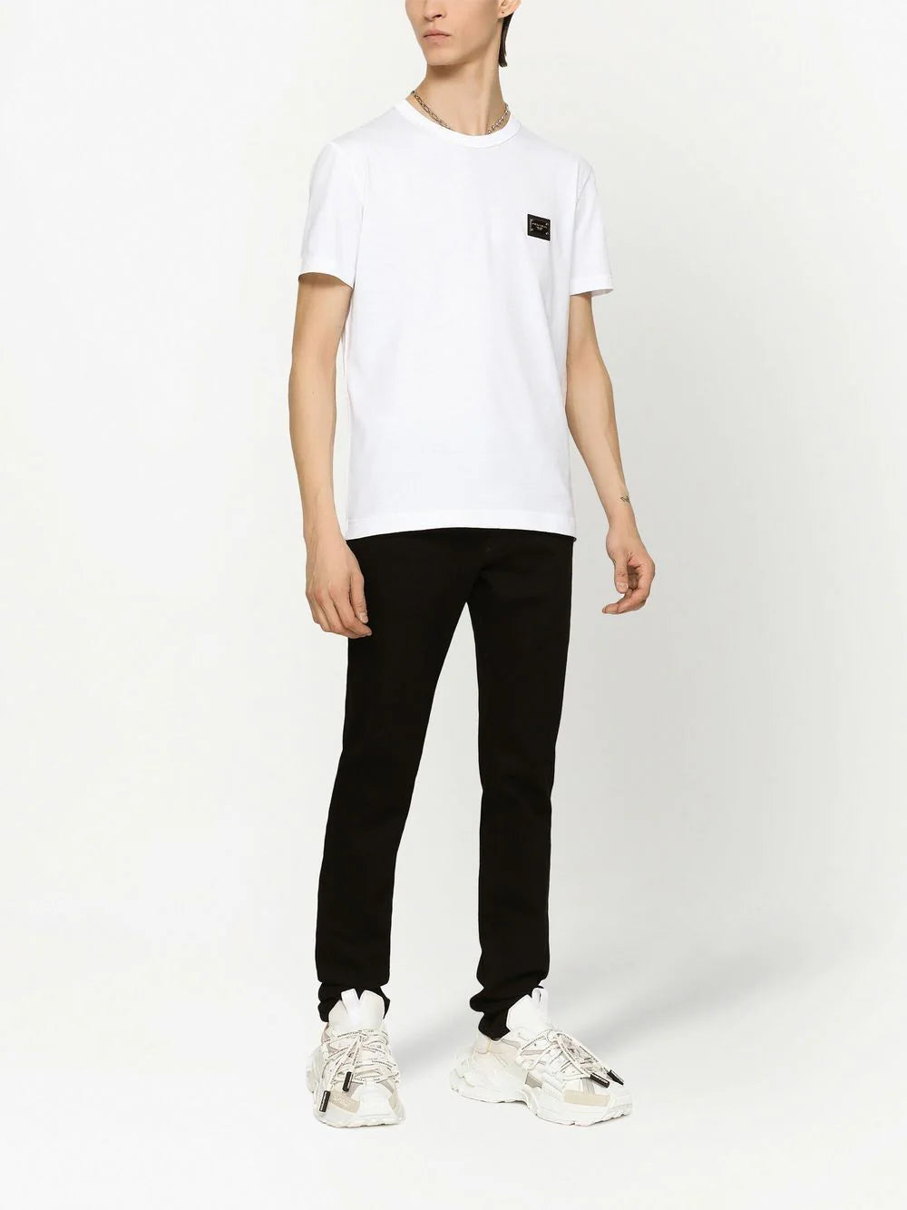 Dolce & Gabbana Men Dg Essentials Crew Neck T-Shirt DOLCE & GABBANA