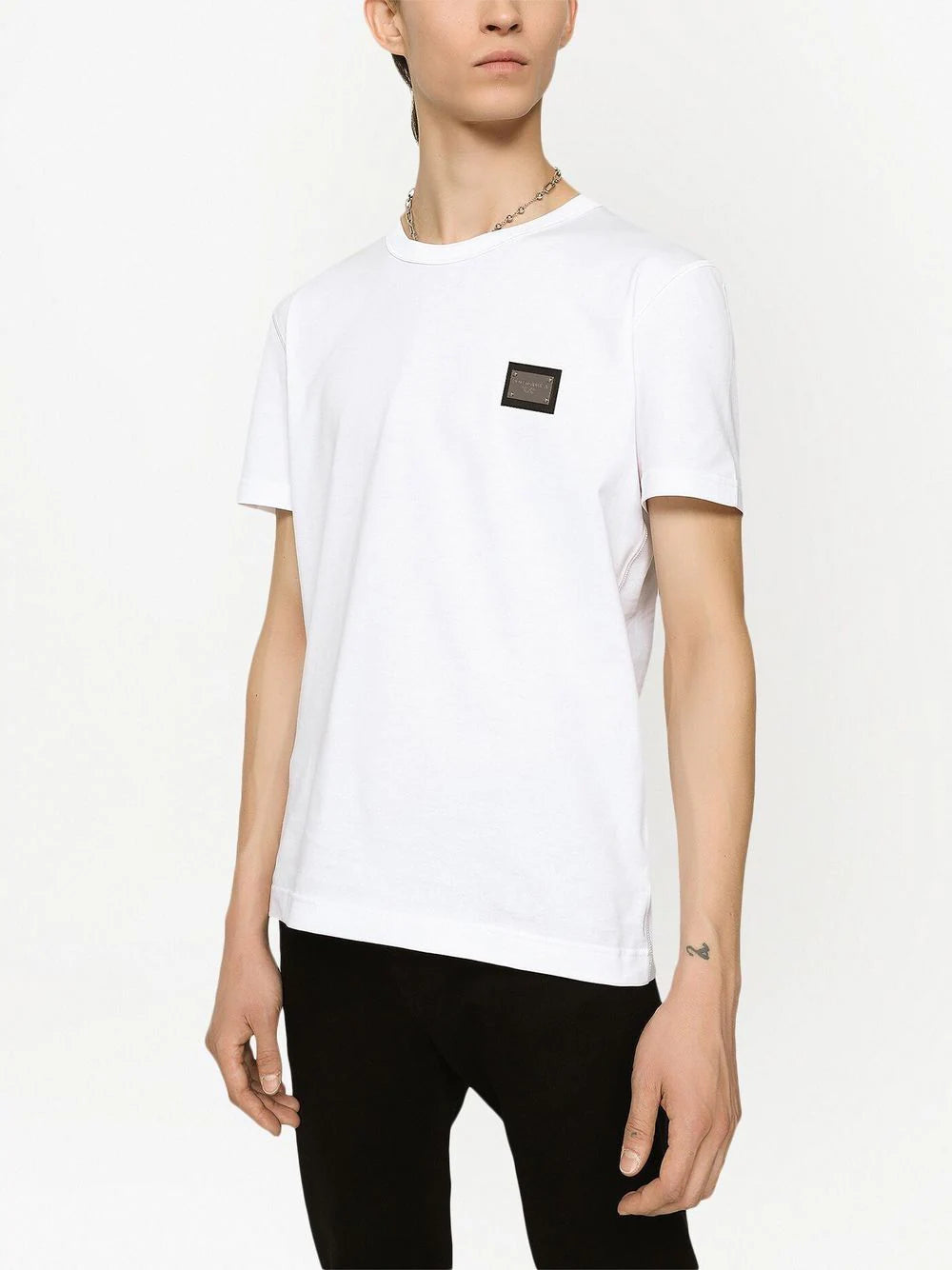 Dolce & Gabbana Men Dg Essentials Crew Neck T-Shirt DOLCE & GABBANA
