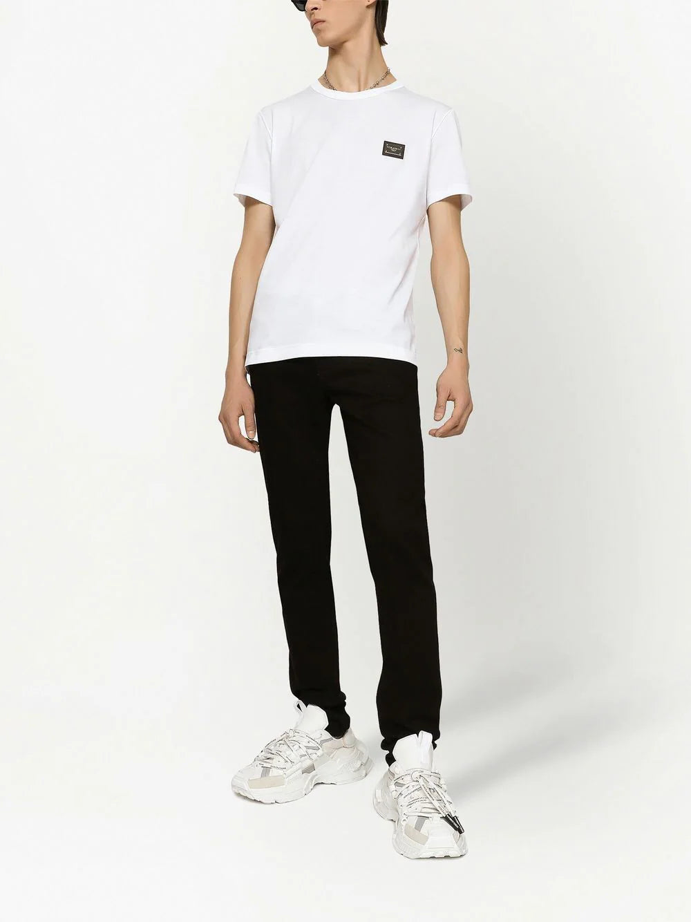 Dolce & Gabbana Men Dg Essentials Crew Neck T-Shirt DOLCE & GABBANA