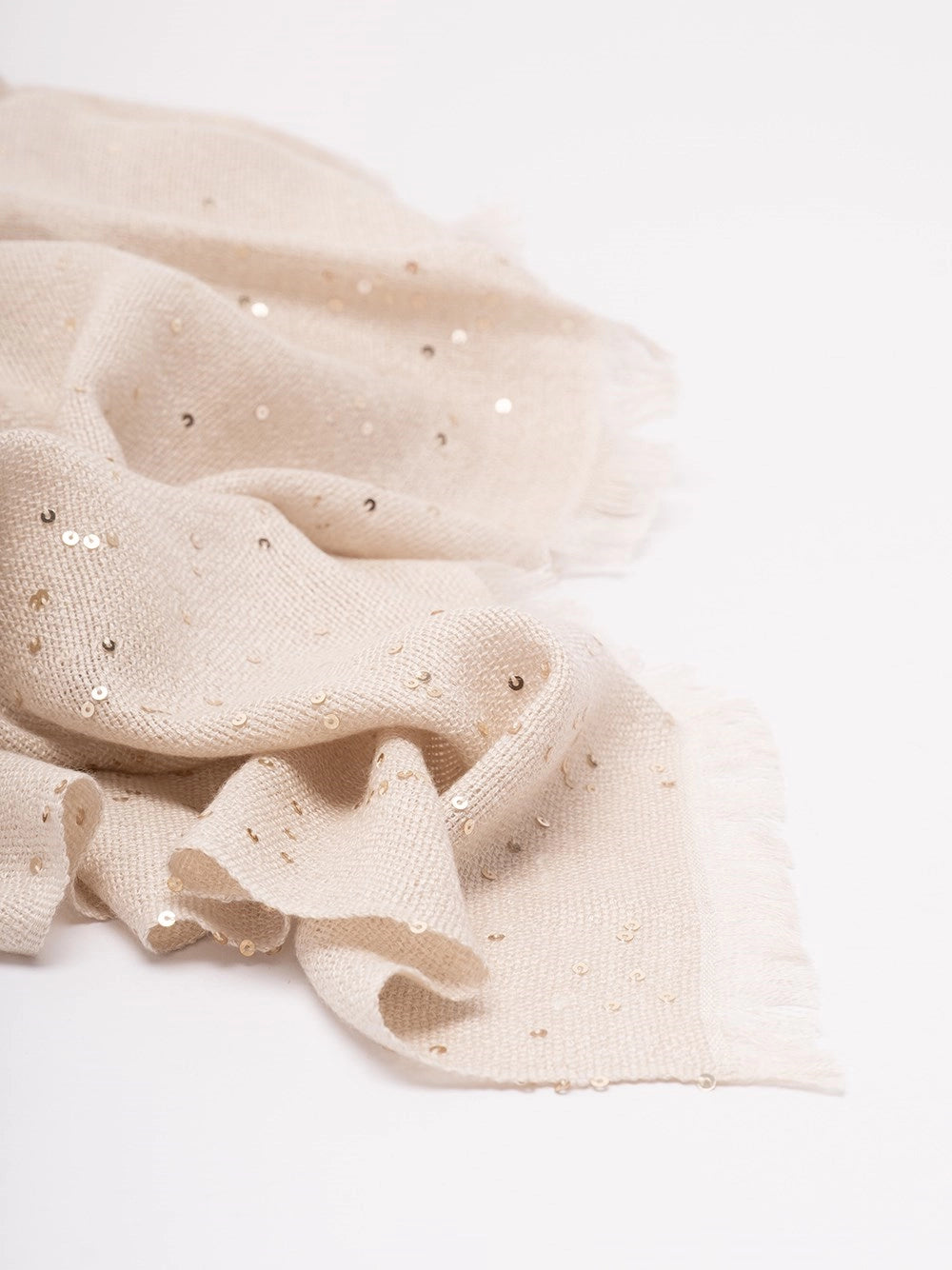 Brunello Cucinelli Women Cashmere And Silk `Diamond` Yarn Scarf BRUNELLO CUCINELLI