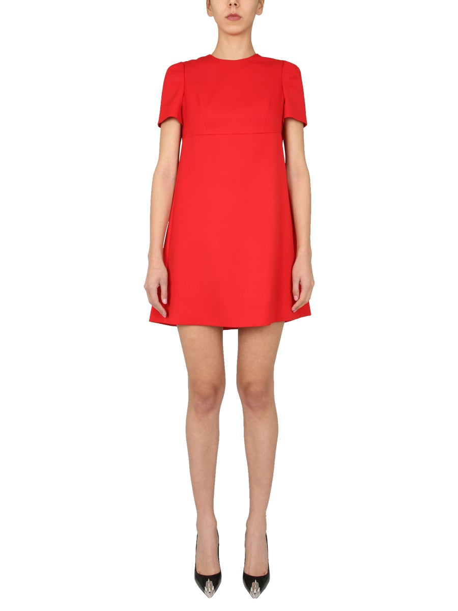 Alexander Mcqueen Women Dress With Cape ALEXANDER MCQUEEN