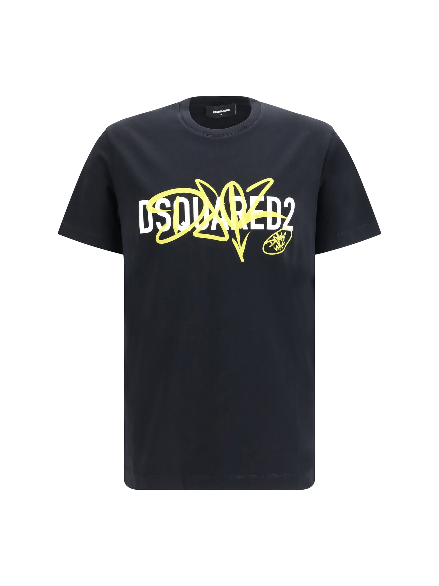 Dsquared2 Men Cotton Printed T-Shirt DSQUARED2