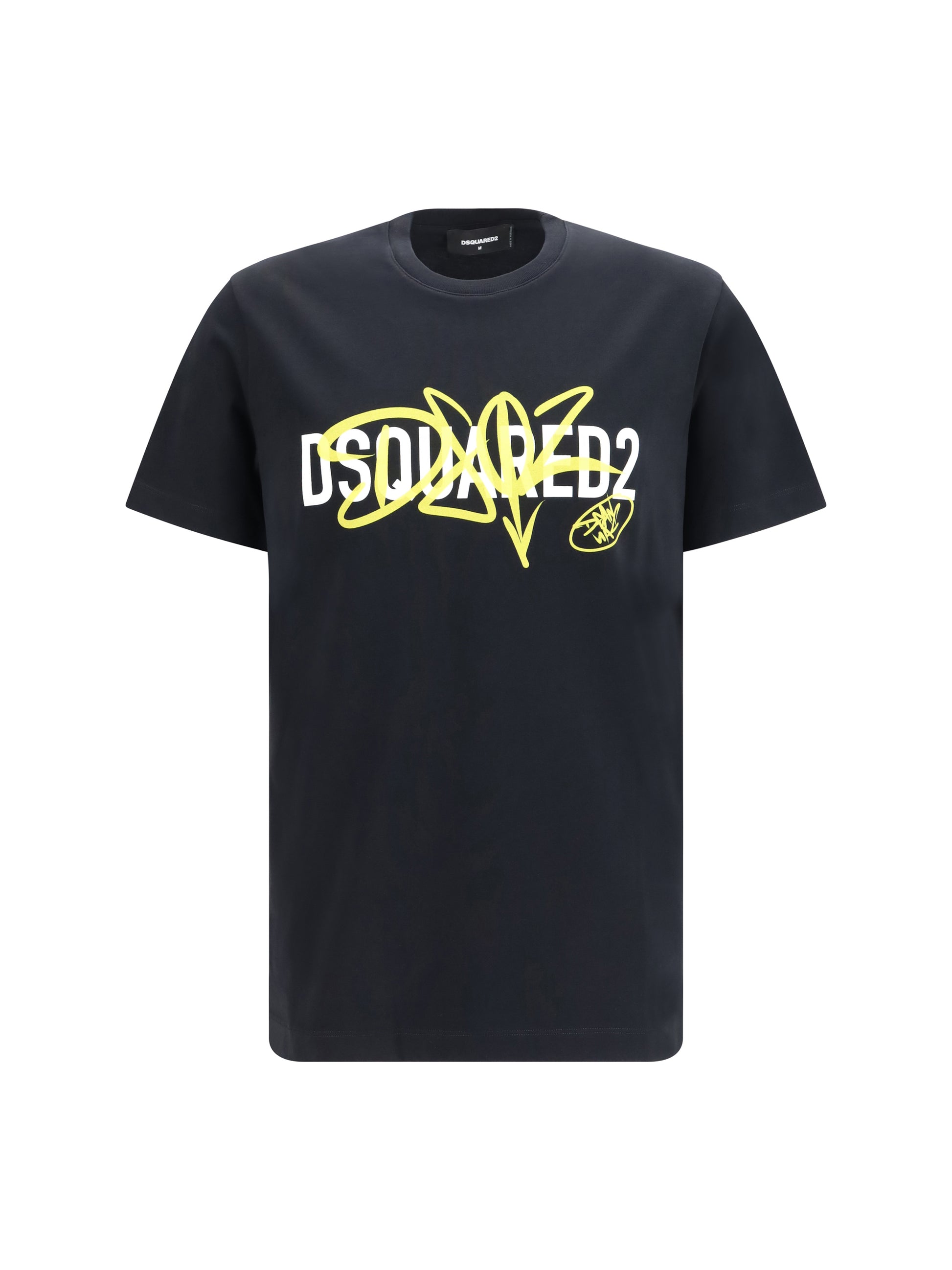 Dsquared2 Men Cotton Printed T-Shirt DSQUARED2
