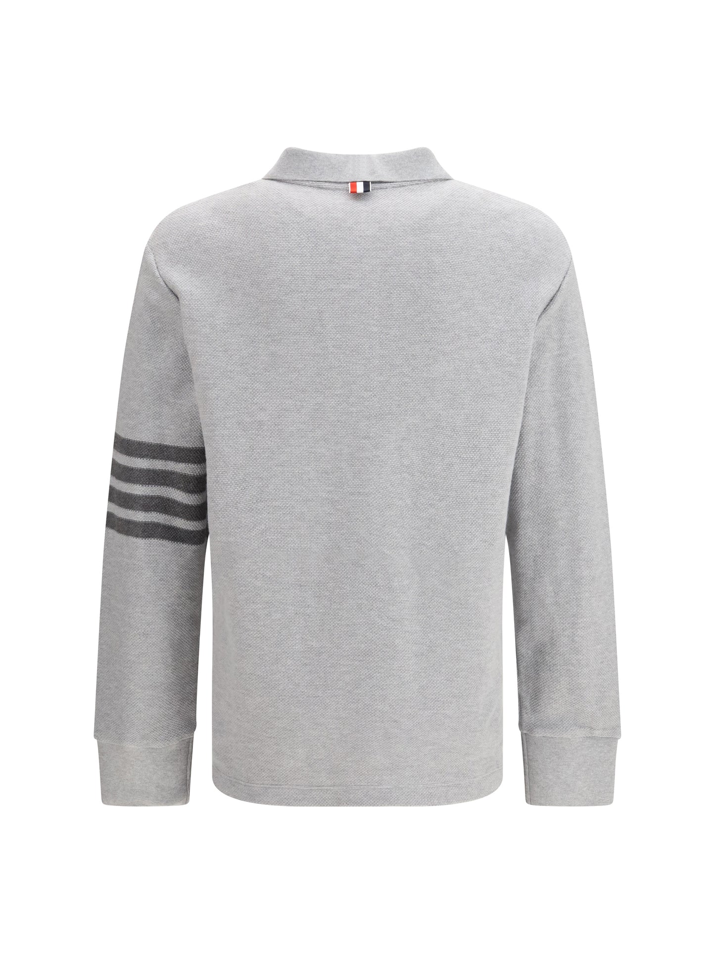 Thom Browne Men Piqué Long-Sleeve Polo THOM BROWNE