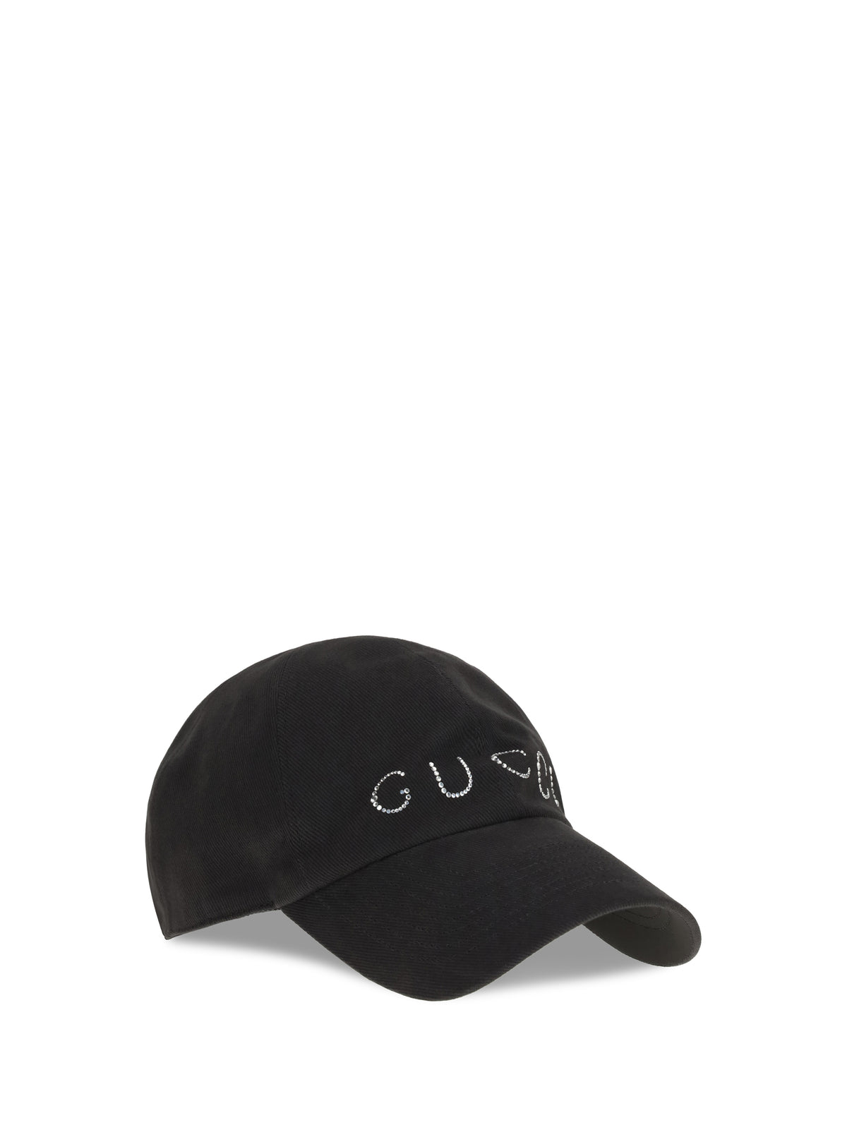 Gucci Women Rhinestone Logo Baseball Cap GUCCI