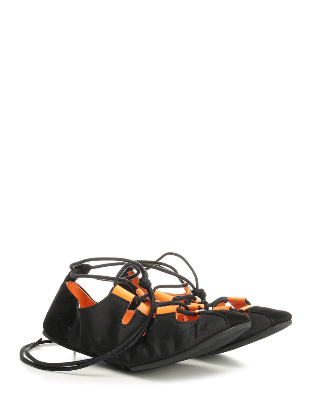 Alaïa Women Ballerine Con Lacci Riciclati ALAIA