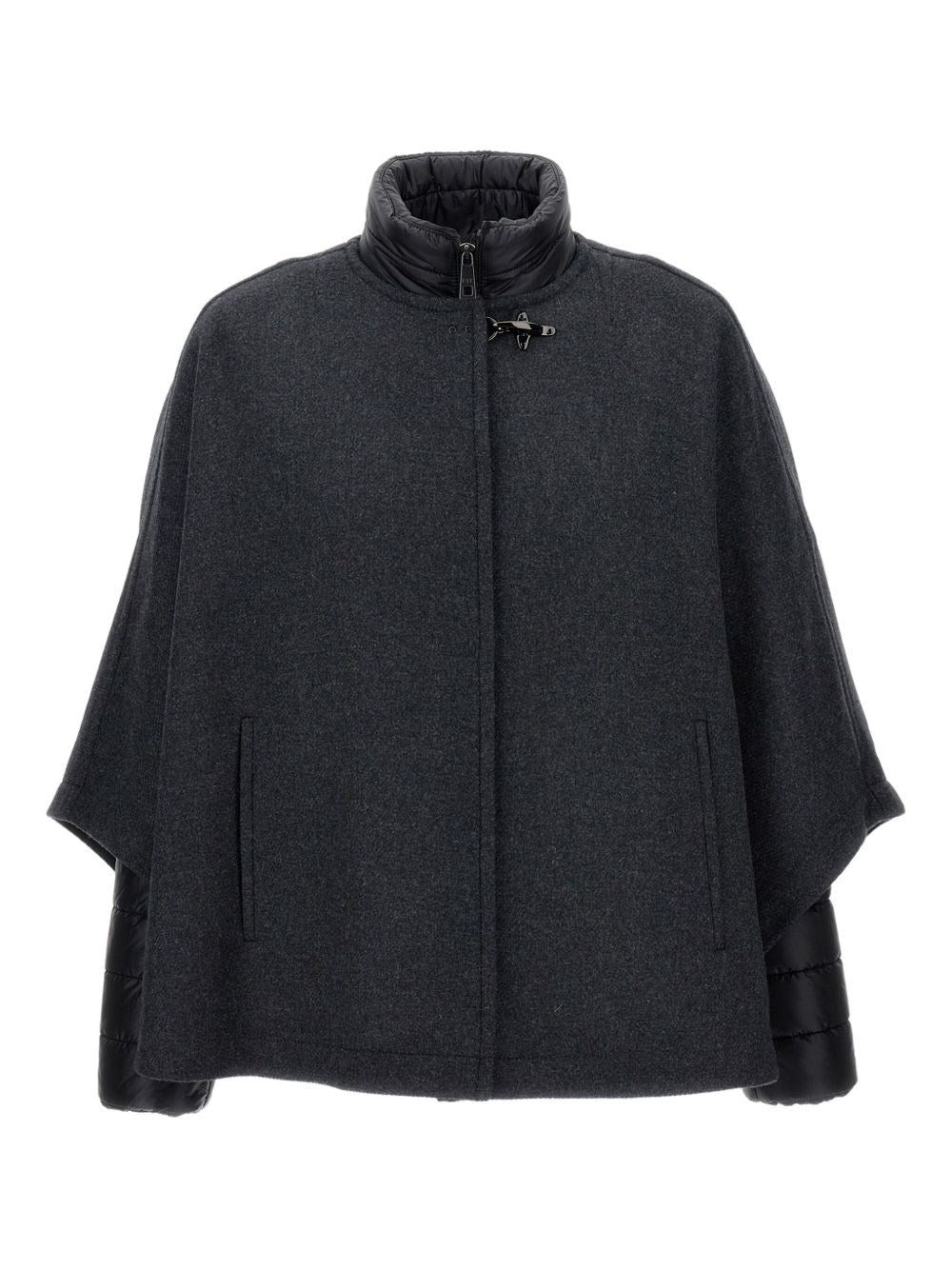 Fay Women Double Cap With Quilted Details FAY