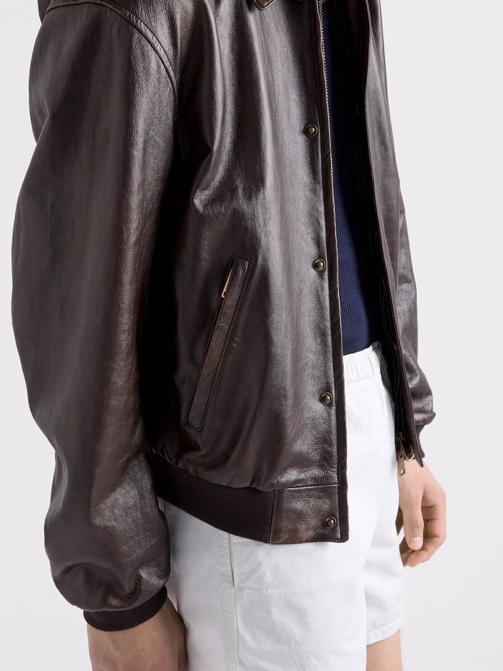 Prada Men Leather Jacket PRADA